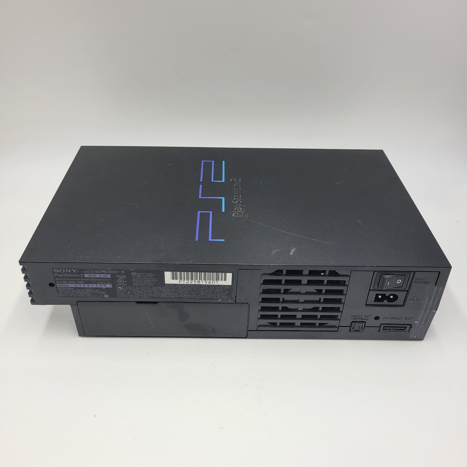 Sony PlayStation 2 PS2 Fat Console SCPH-30001 Tested & Working W/ Cables