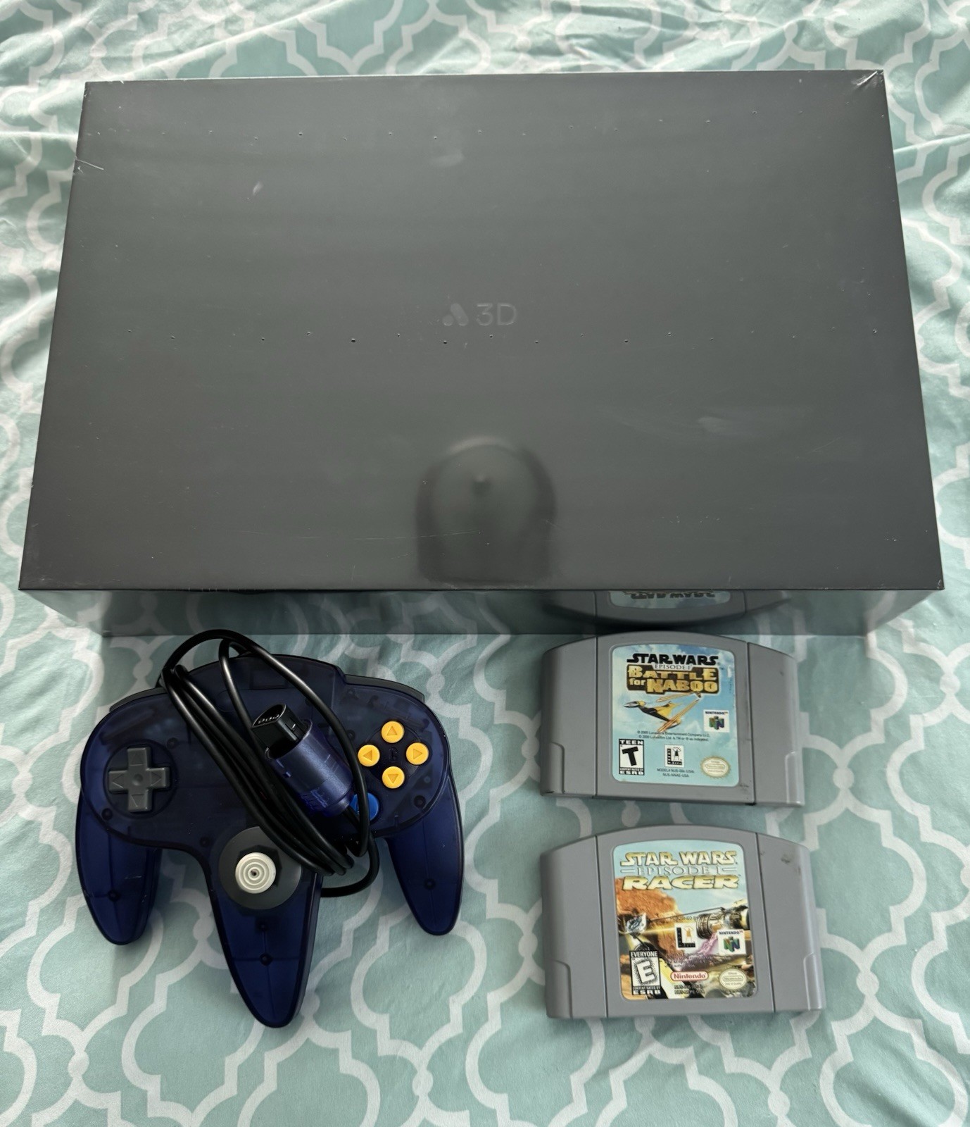 NEW Analogue 3D Console WHITE Nintendo 64 + N64 Controller/Game Bundle!