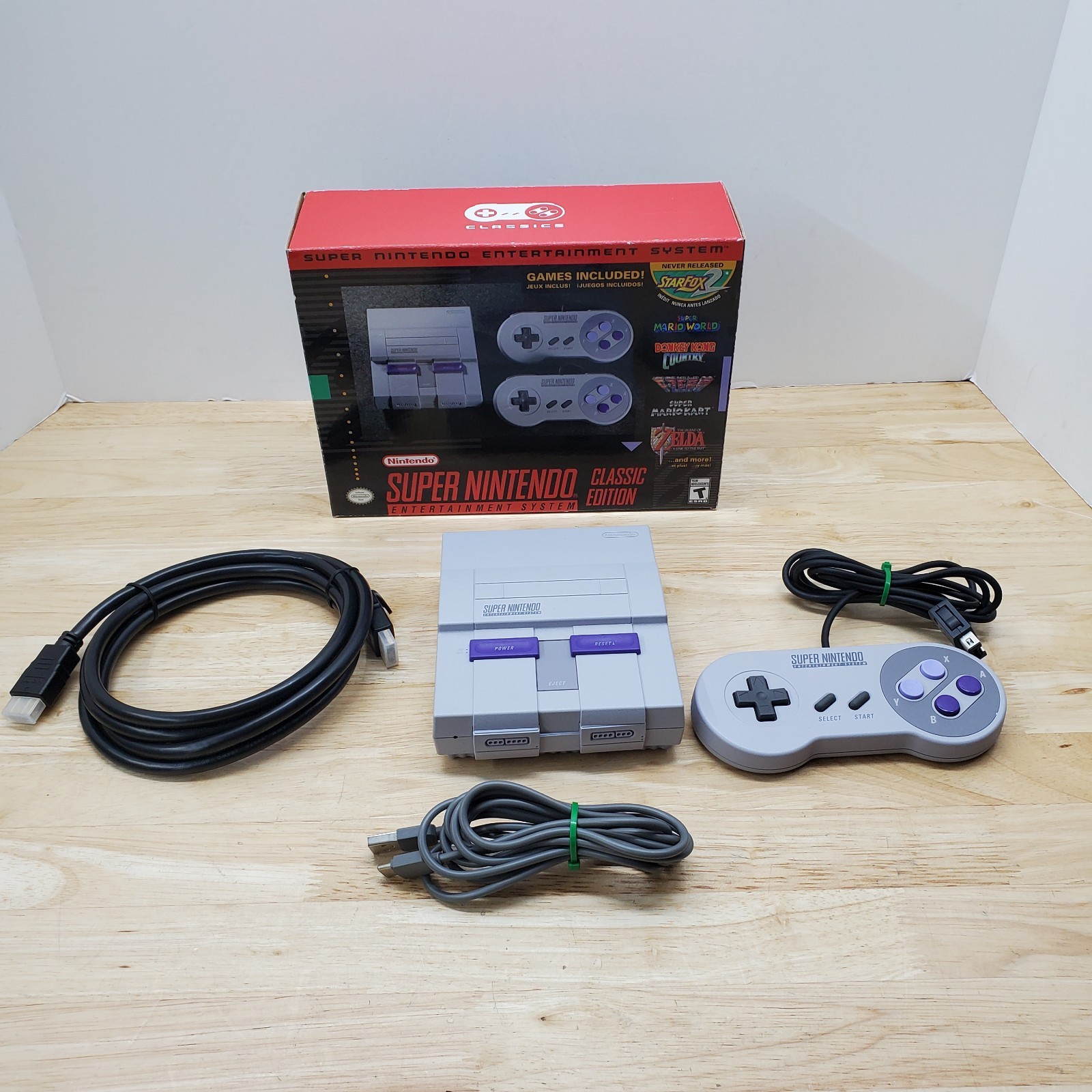 Super Nintendo Super NES Classic Mini Control Deck Console Gaming System Gray