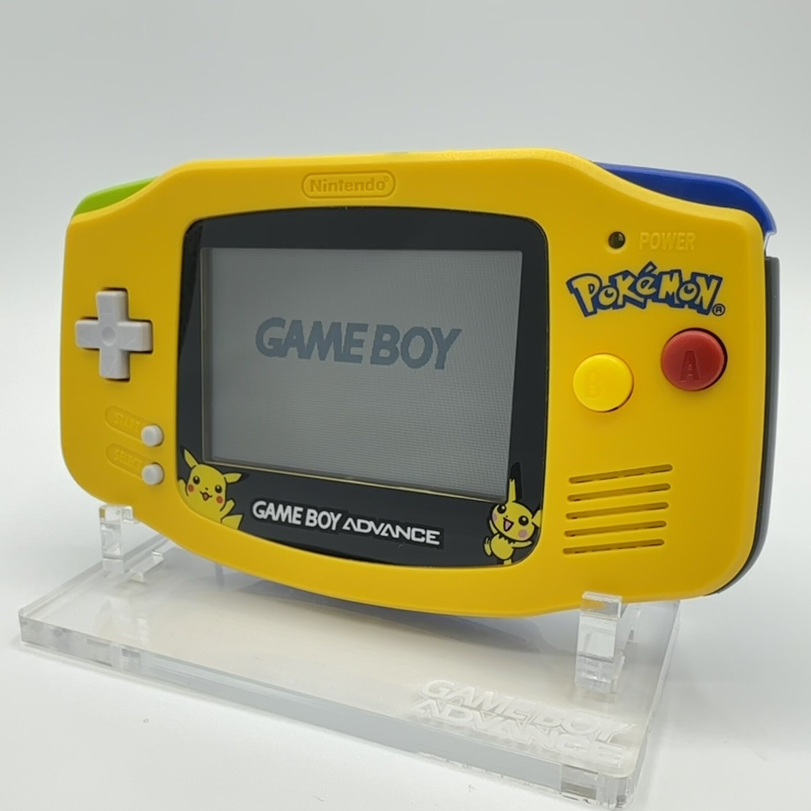 Nintendo Gameboy Advance Pikachu Pokemon Console Yellow Special NEW SHELL & LENS
