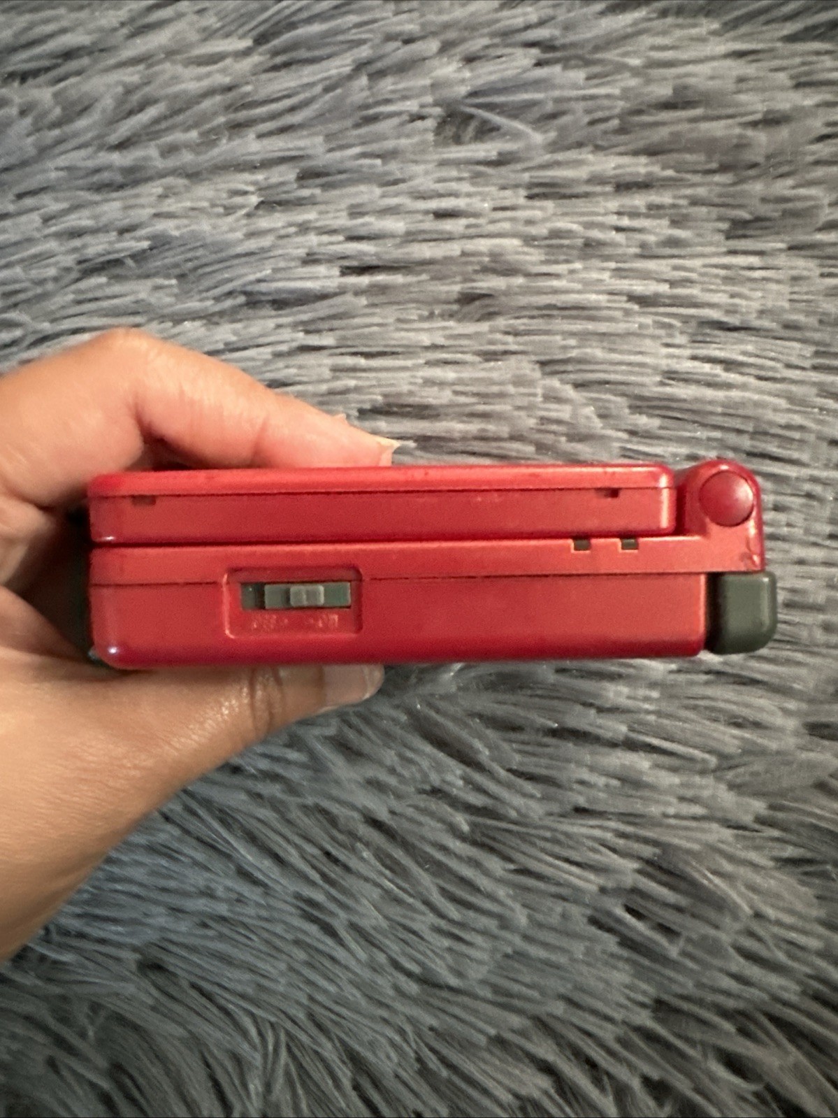 Nintendo Game Boy Advance SP Handheld System – Flame Red For Parts
