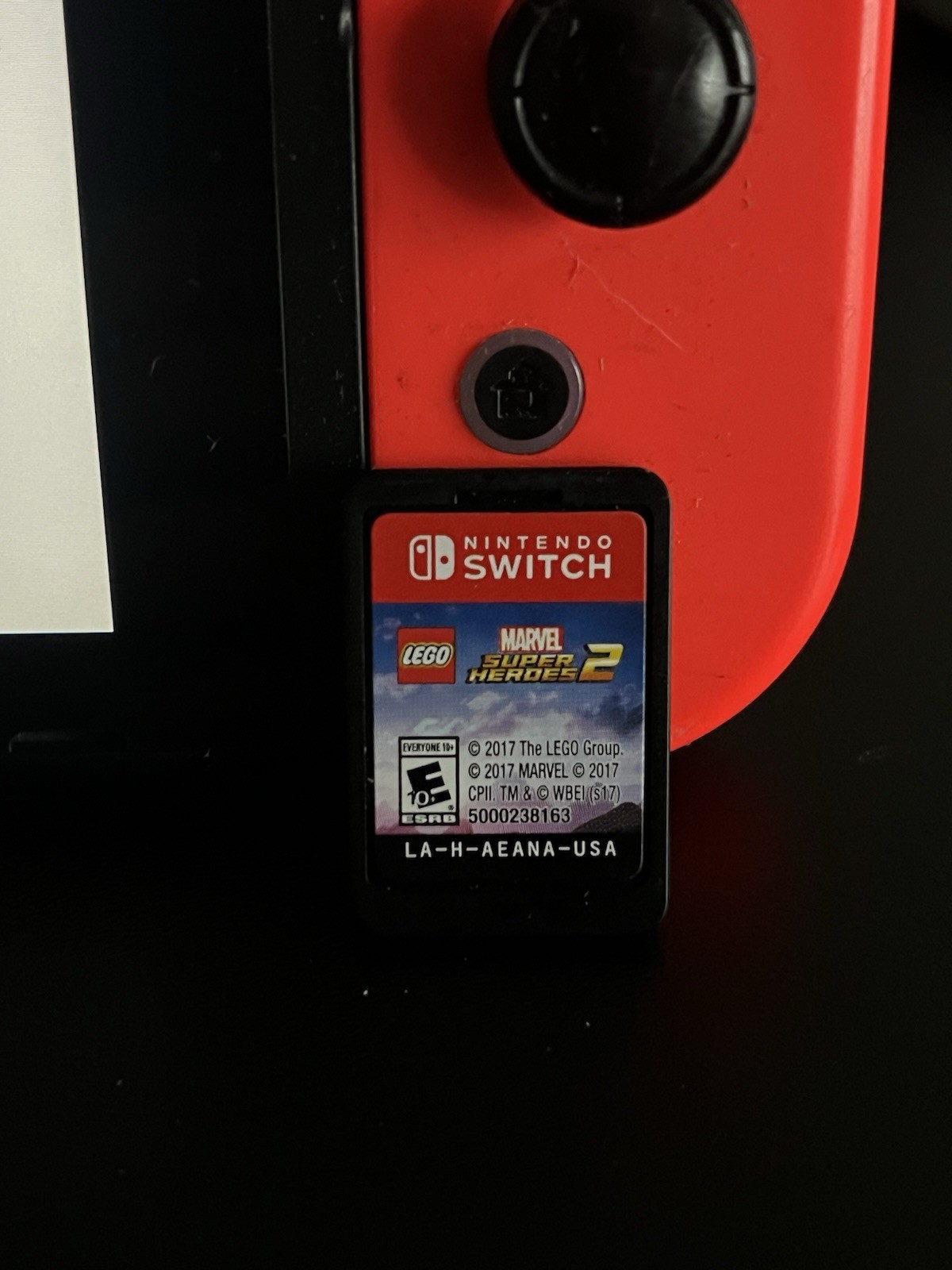 Nintendo Switch 32GB Handheld Console Neon Red/Neon Blue (Marvel game included)