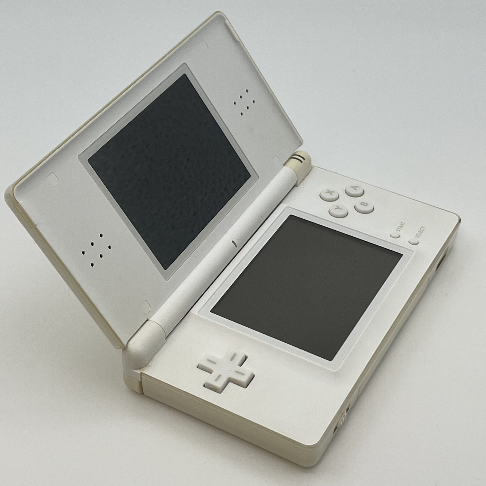 Nintendo DS Lite White Tested Working w/ Charger Stylus Mario Japan
