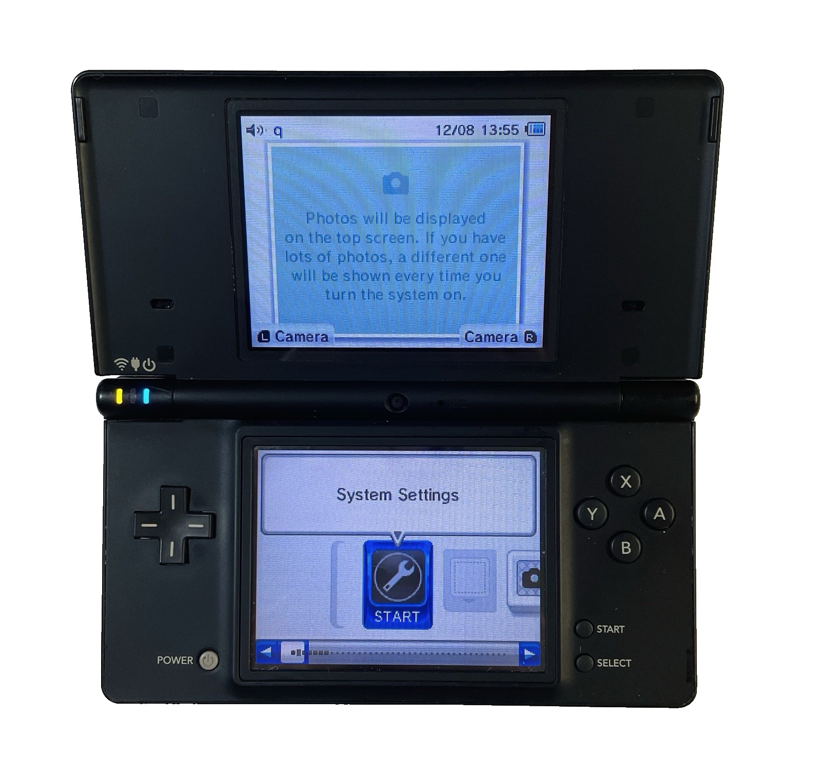 Nintendo DSi Matte Black Video Game Console and 10 Extra DS Games Lot w/ Charger