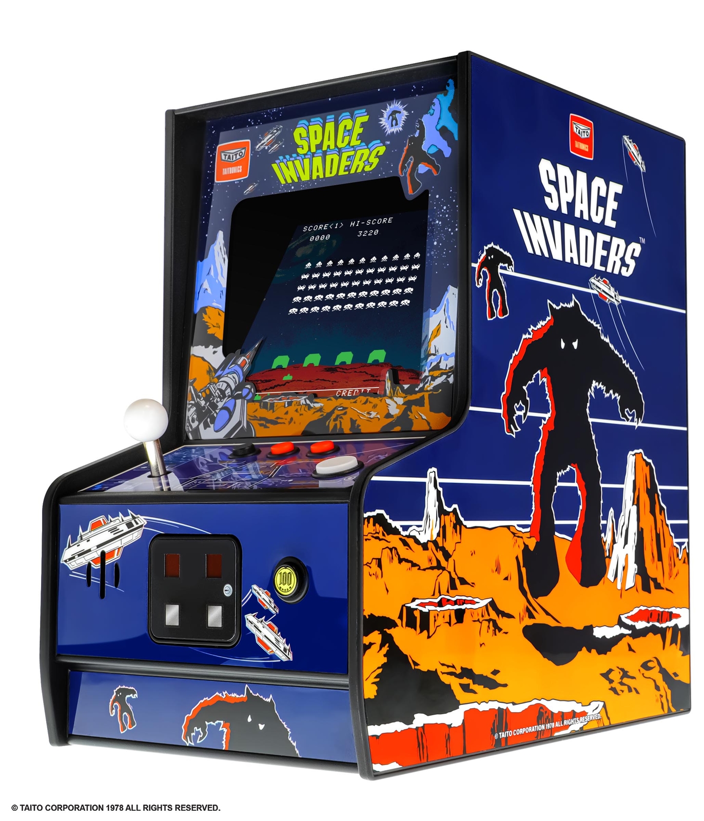 My Arcade Space Invaders Collectible Retro Arcade Machine Micro Player