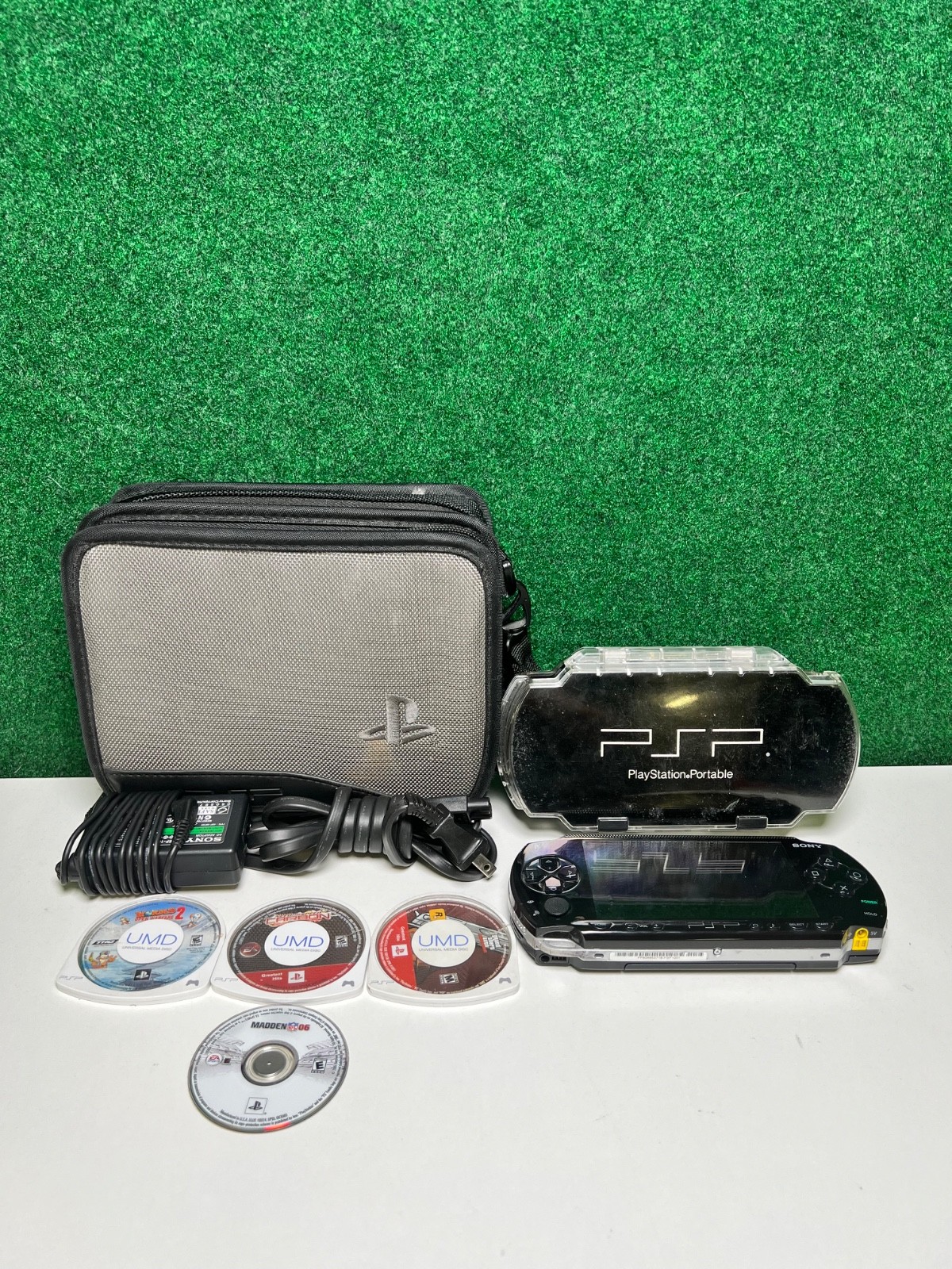 Sony PSP 1001 Handheld Console Black With Accessories TESTED WORKS GREAT 💥💥💥