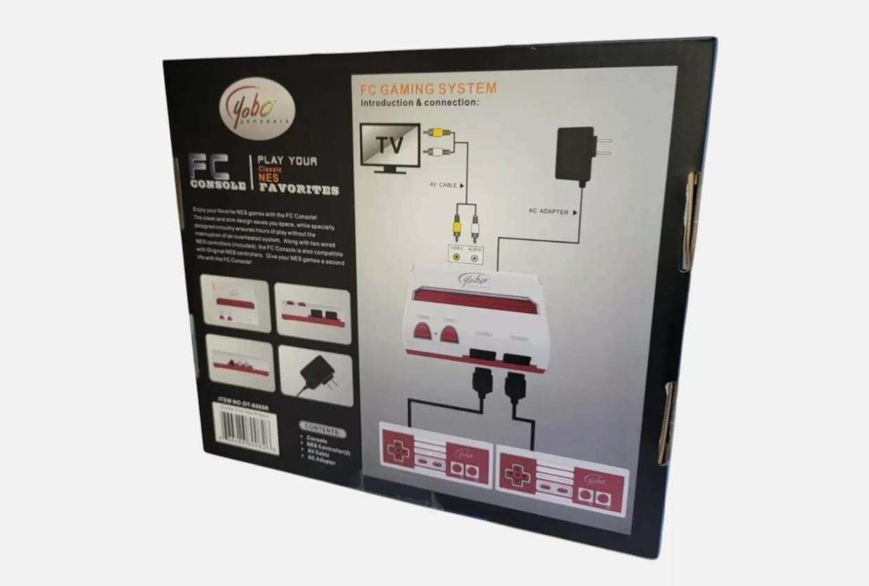 Yobo Fc Video Game System Console to play NES 8 Bit Nintendo Games