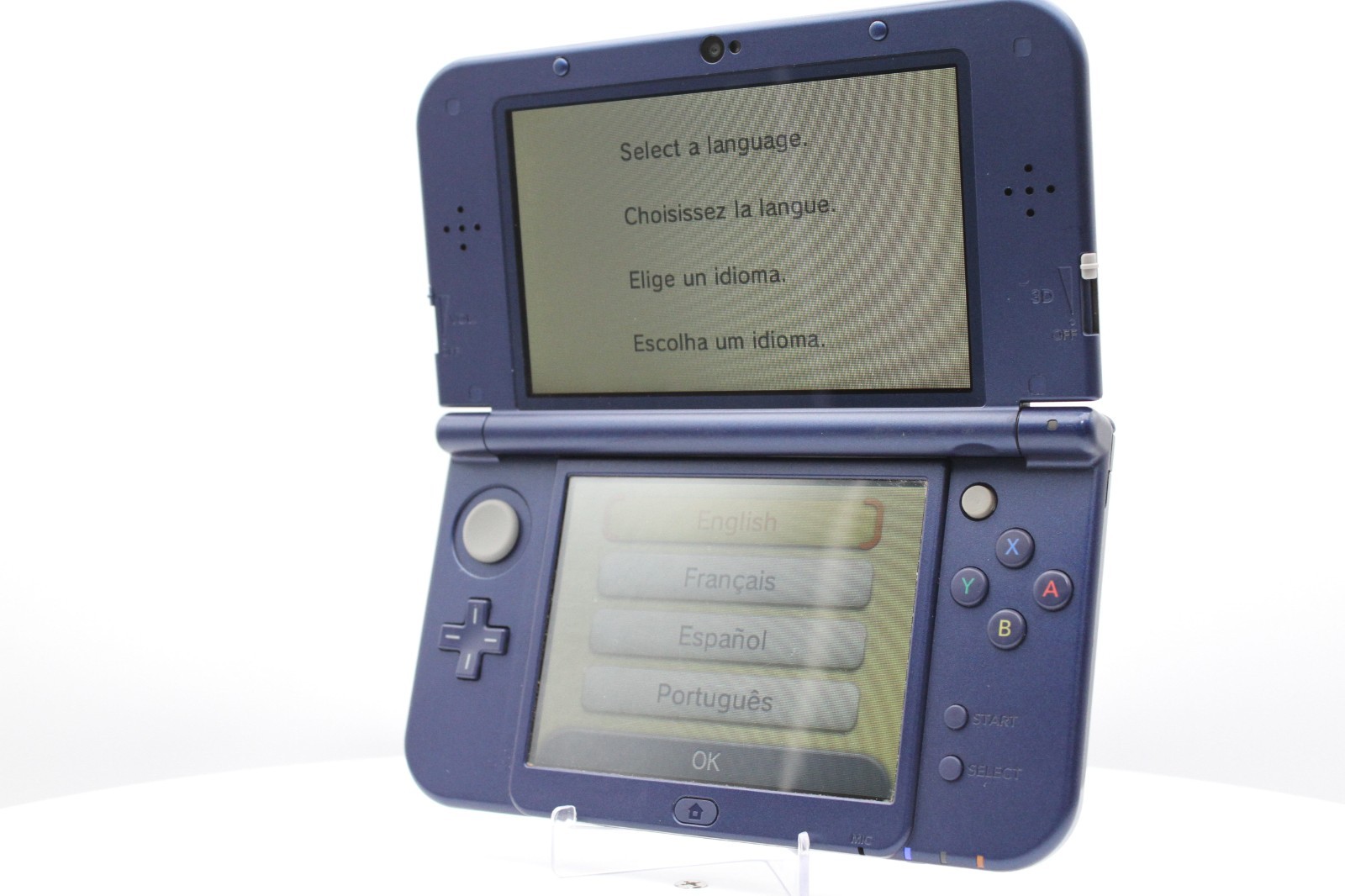 [Dual IPS] Nintendo New 3DS LL XL Metallic Blue Console Only Rank S
