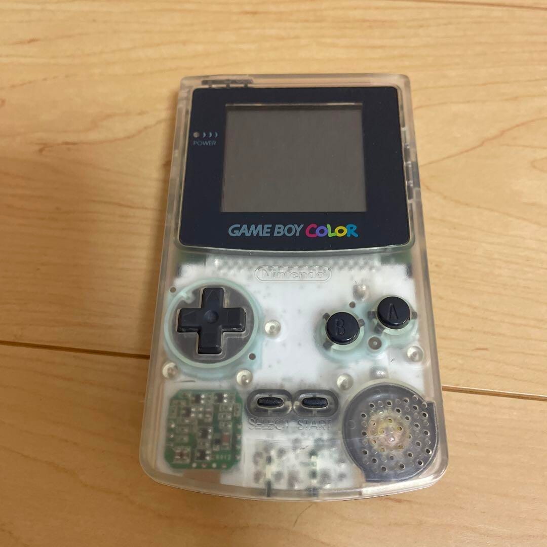 RARE Gameboy Color Console Clear Japan COLLECTORS ITEM USED