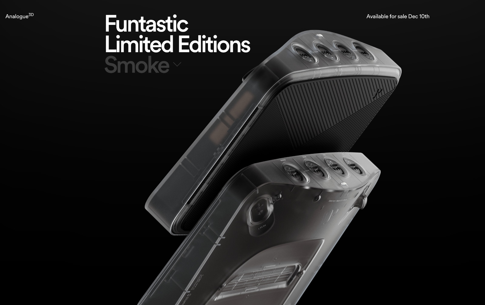 Analogue 3D Funtastic Smoke HDMI N64 FPGA Console & 8bitdo Controller Limited