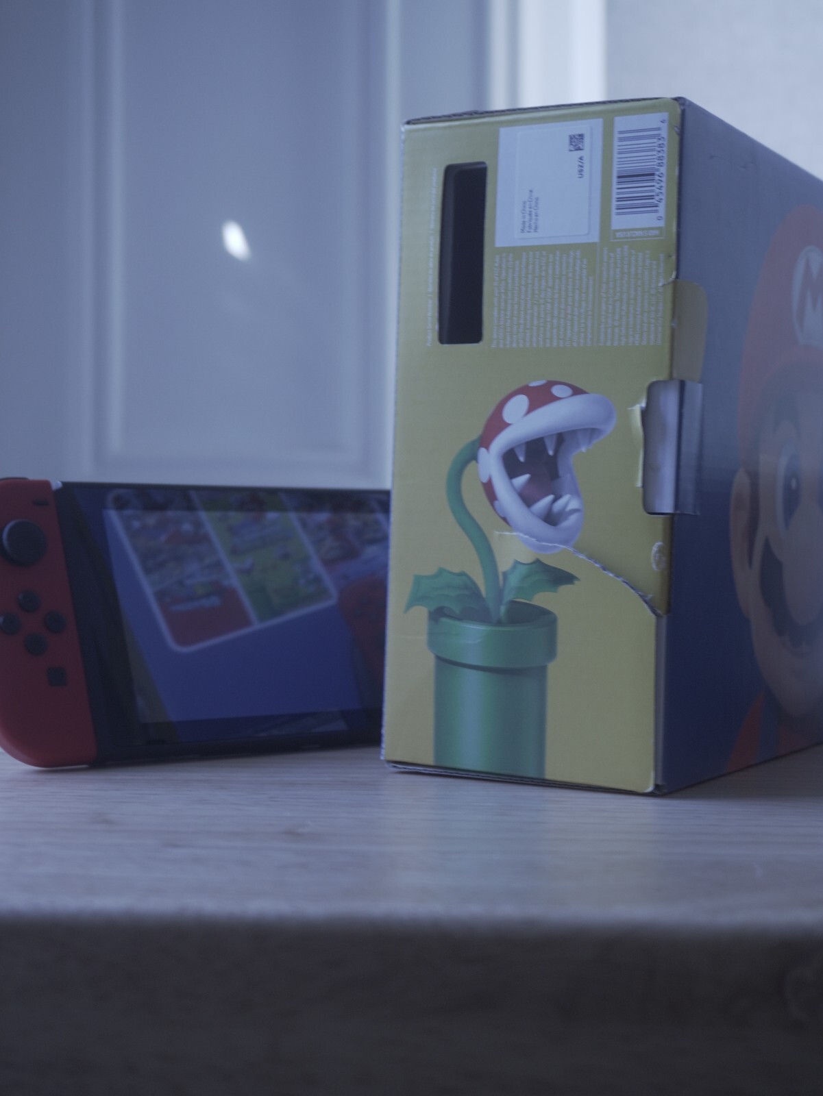 Nintendo Switch – Mario Red 32GB Console | 256gb MicroSD + Smash Ultimate