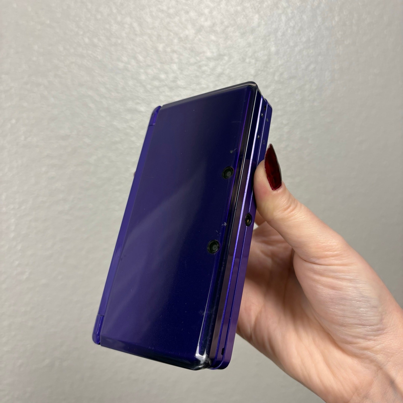 Nintendo Purple 3DS FOR PARTS NOT TESTED No Charger Handheld Portable Device