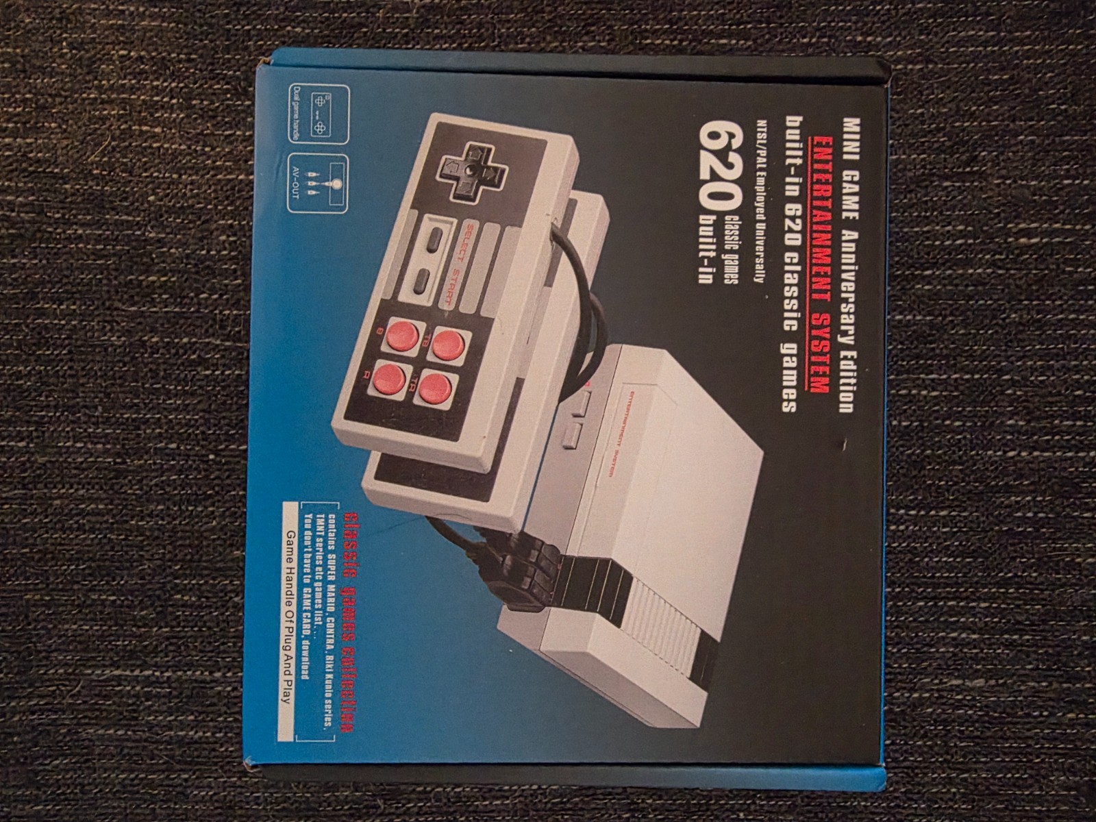 Mini Nintendo Console with preloaded games