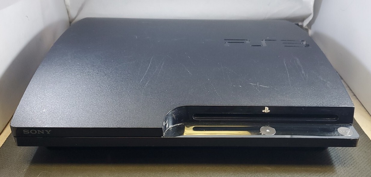 Sony Playstation 3 Slim (PS3) 160 GB Console w/Hookups & Controller, Tested #1
