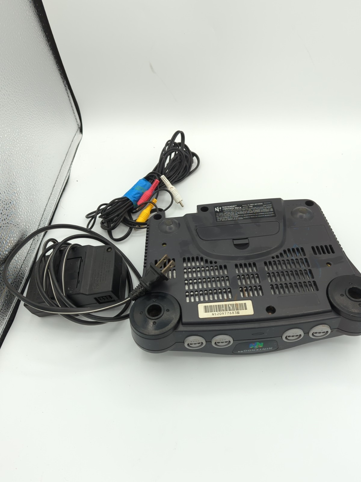 Nintendo 64 System 32MB Home Console – Charcoal Gray Loose With No Controllers
