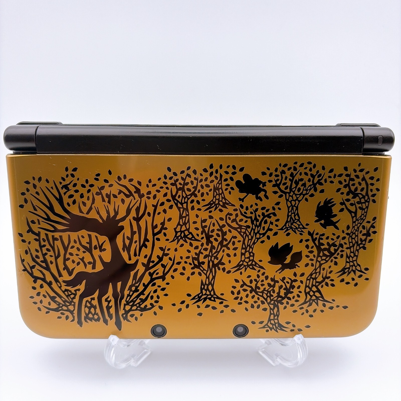 Nintendo 3DS XL Pokemon X Y Gold Limited Edition Console Excellent Japan