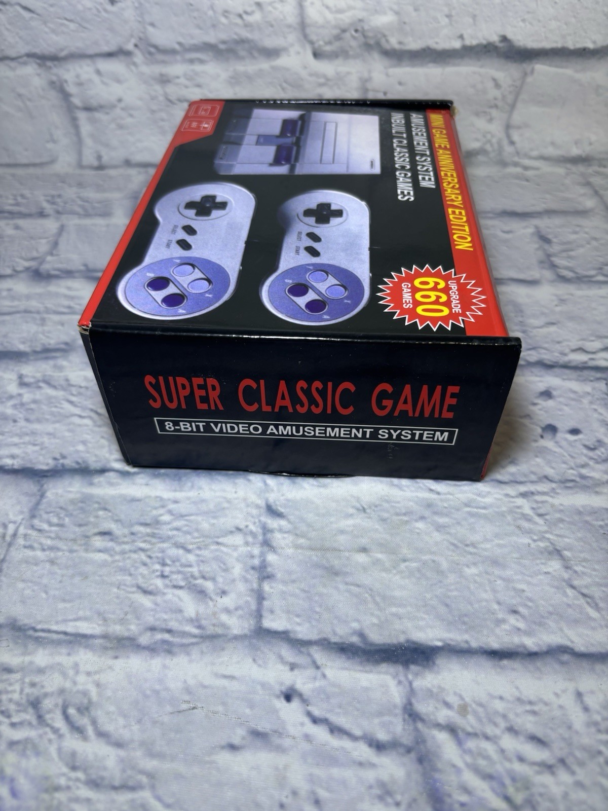 Mini Game Anniversary Edition Console 660 Games Dual Controllers AV-OUT NTSC/PA…