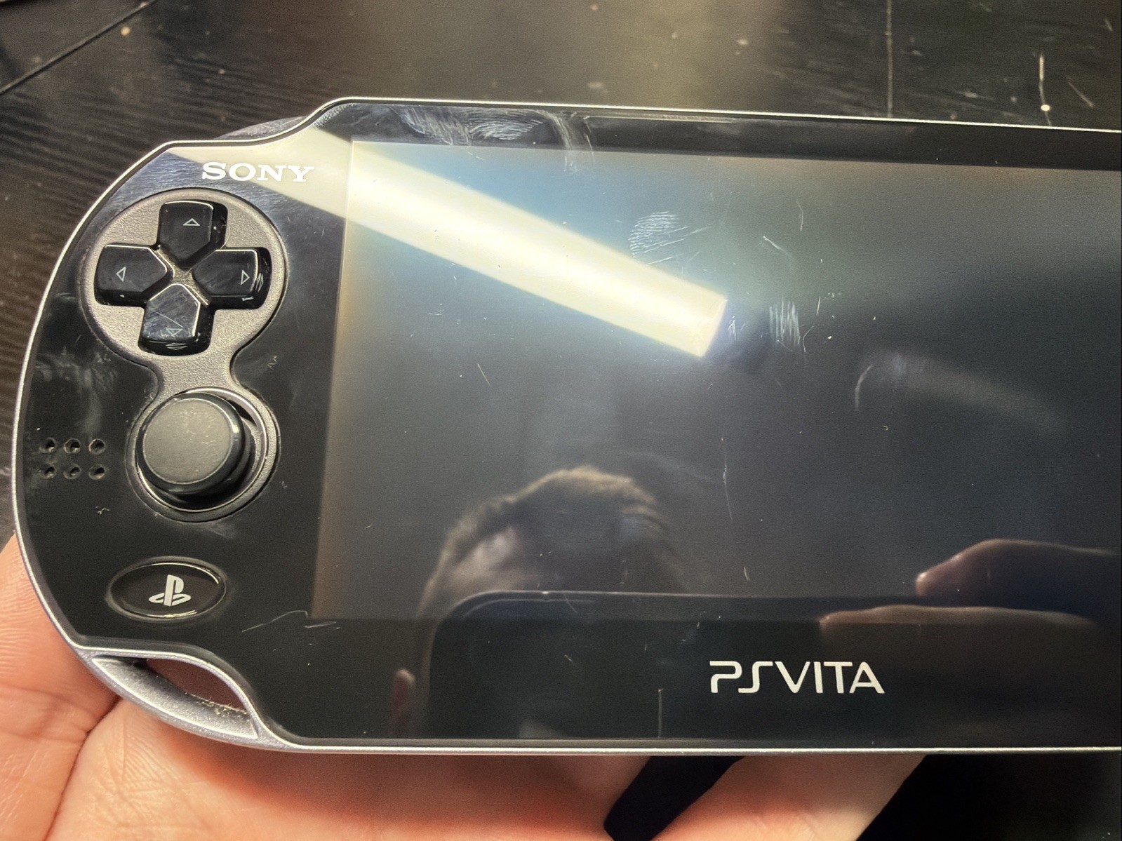 PlayStation Vita PS Vita Crystal Black w/8GB Card OLED Wi-Fi Console •READ DESC!