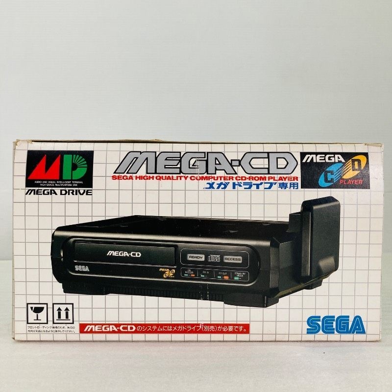 Sega Mega Drive Mega CD HAA-2910 Home Game Console Unconfirmed Near Mint