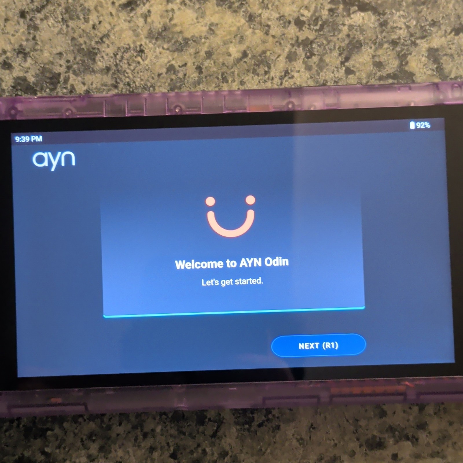 AYN Odin 2 Pro 12gb Ram 256gb Storage | Clear Purple | Used excellent condition