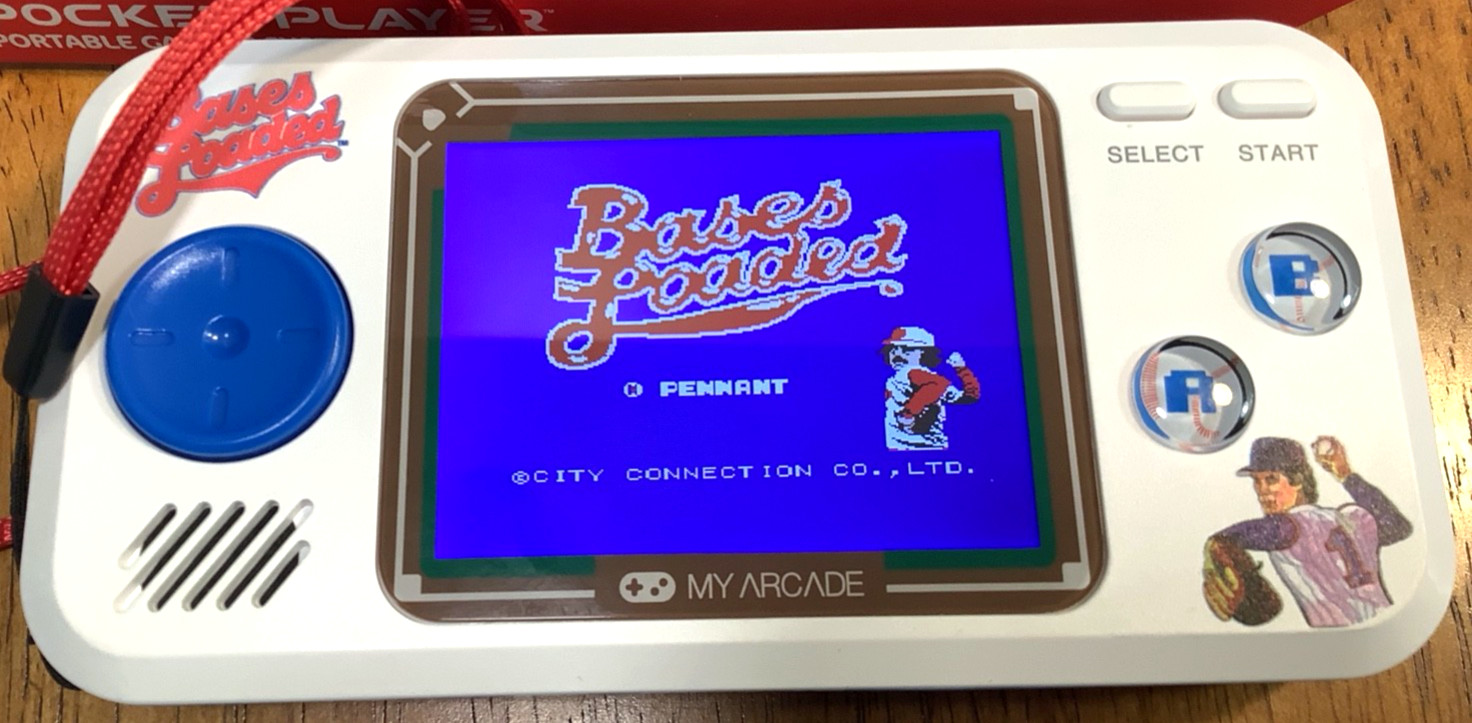 Bases Loaded Pocket Player 7 Games My Arcade Portable Gaming System Works