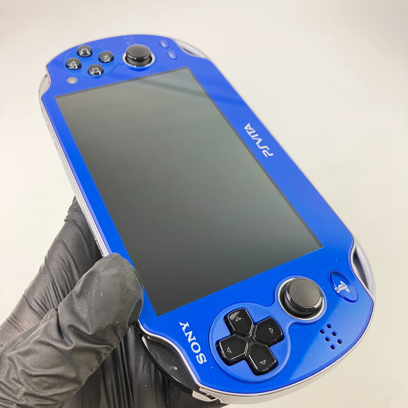 Refurbished PS Vita PCH-1000 Sony PlayStation Sapphire Blue Console Works Fine