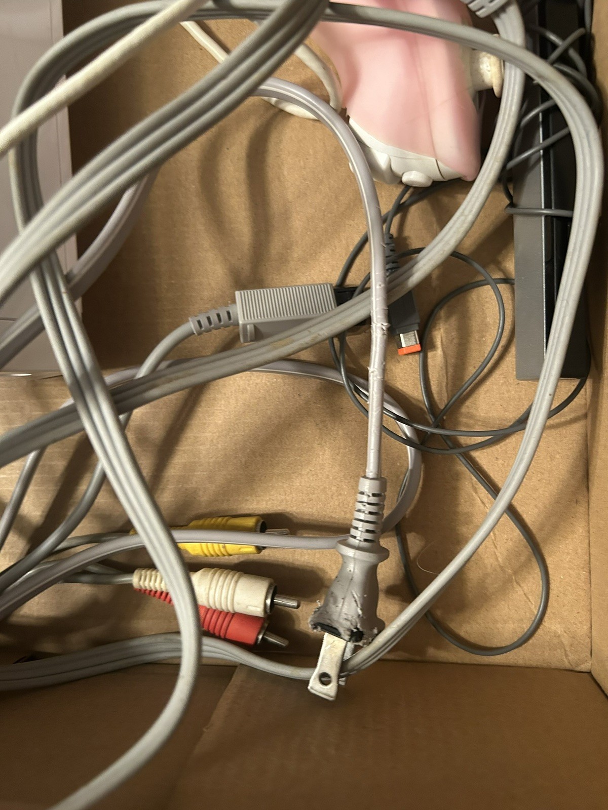 Nintendo Wii Tested And Working. Includes cables and everything pictured.