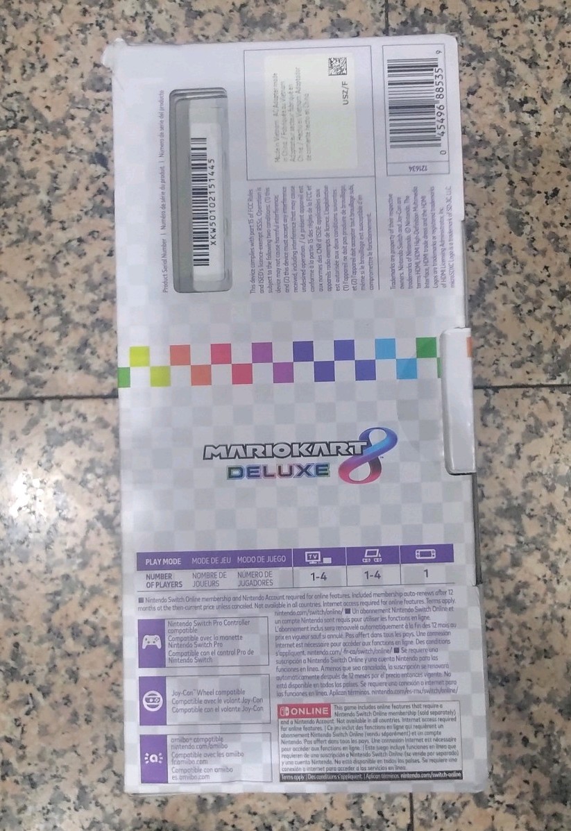 New Nintendo Switch + Mario Kart 8 Deluxe Console Bundle + 12 month Subscription