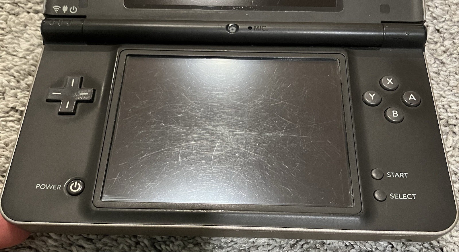 Nintendo DSi XL Gray / Dark Silver Handheld System – Model UTL-001 Next Day Ship