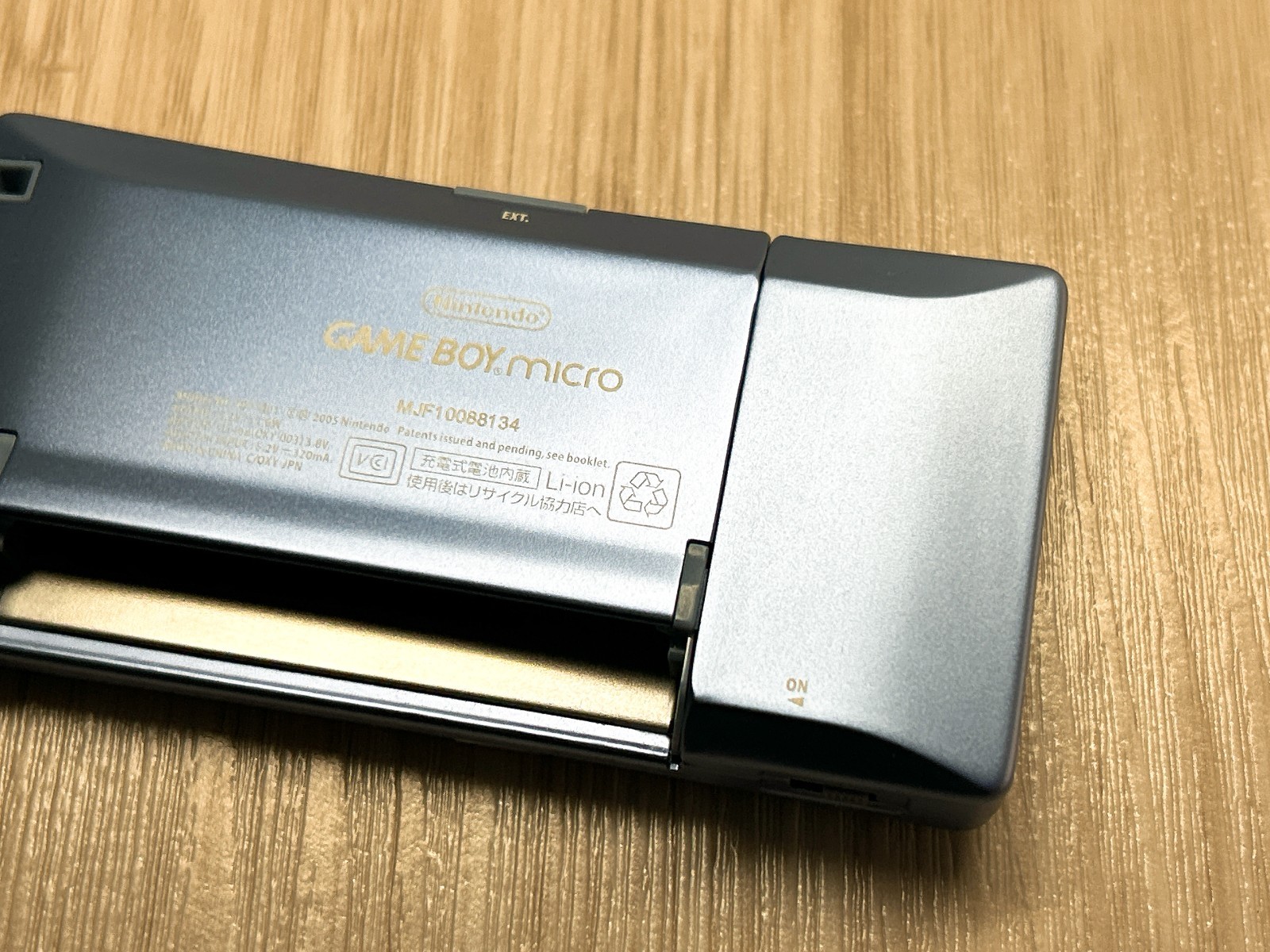 Mint – Nintendo GameBoy Micro Blue Console Tested w/ Charger & Case GBM