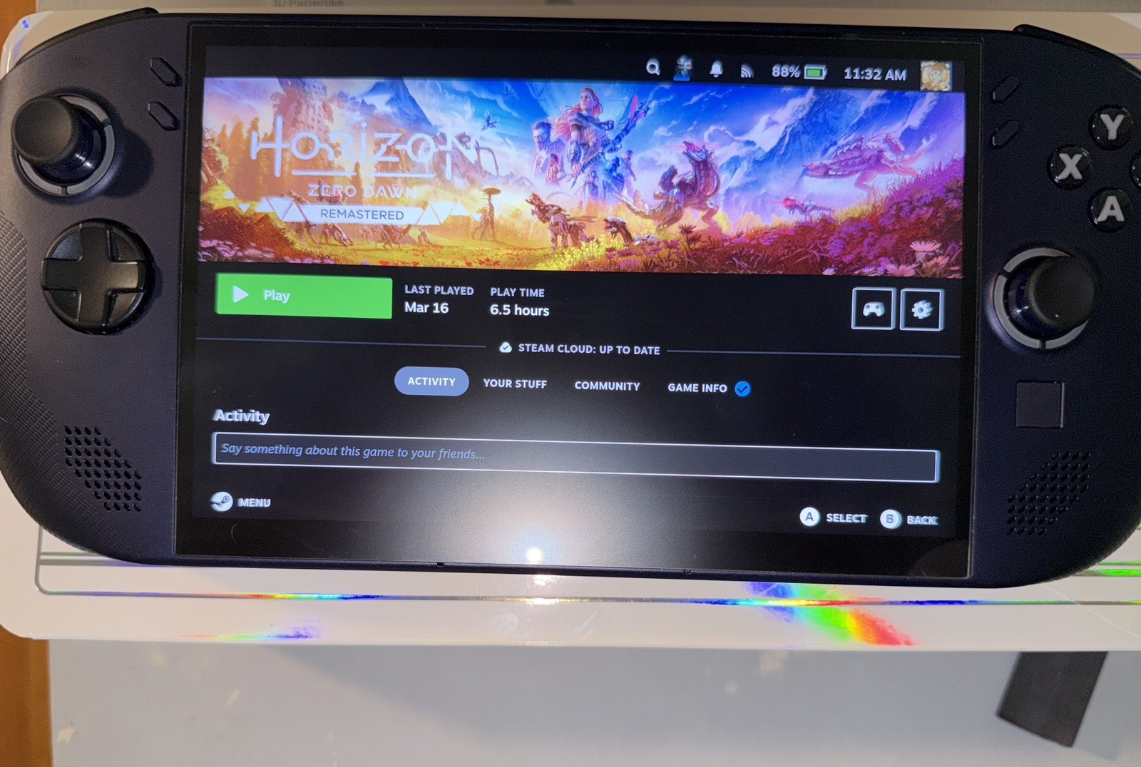 STEAM OS Lenovo Legion Go S 32GB RAM Z1 Extreme 1 TB SSD PERFECT MATTE PROTECTOR