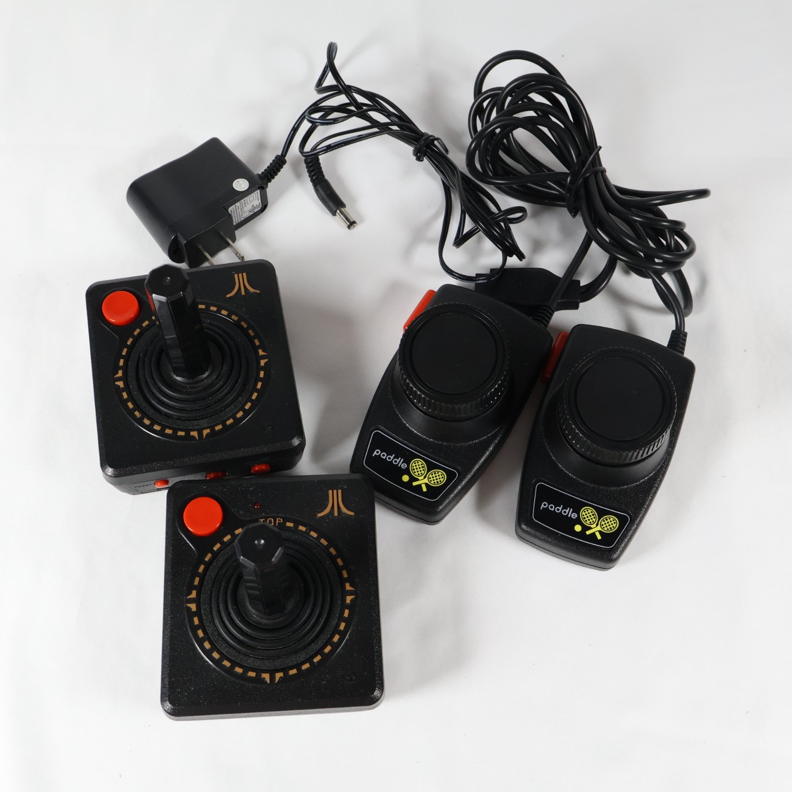 Atari Flashback 4 Classic Game Consoles w/Controllers Built-in Games Plug & Play