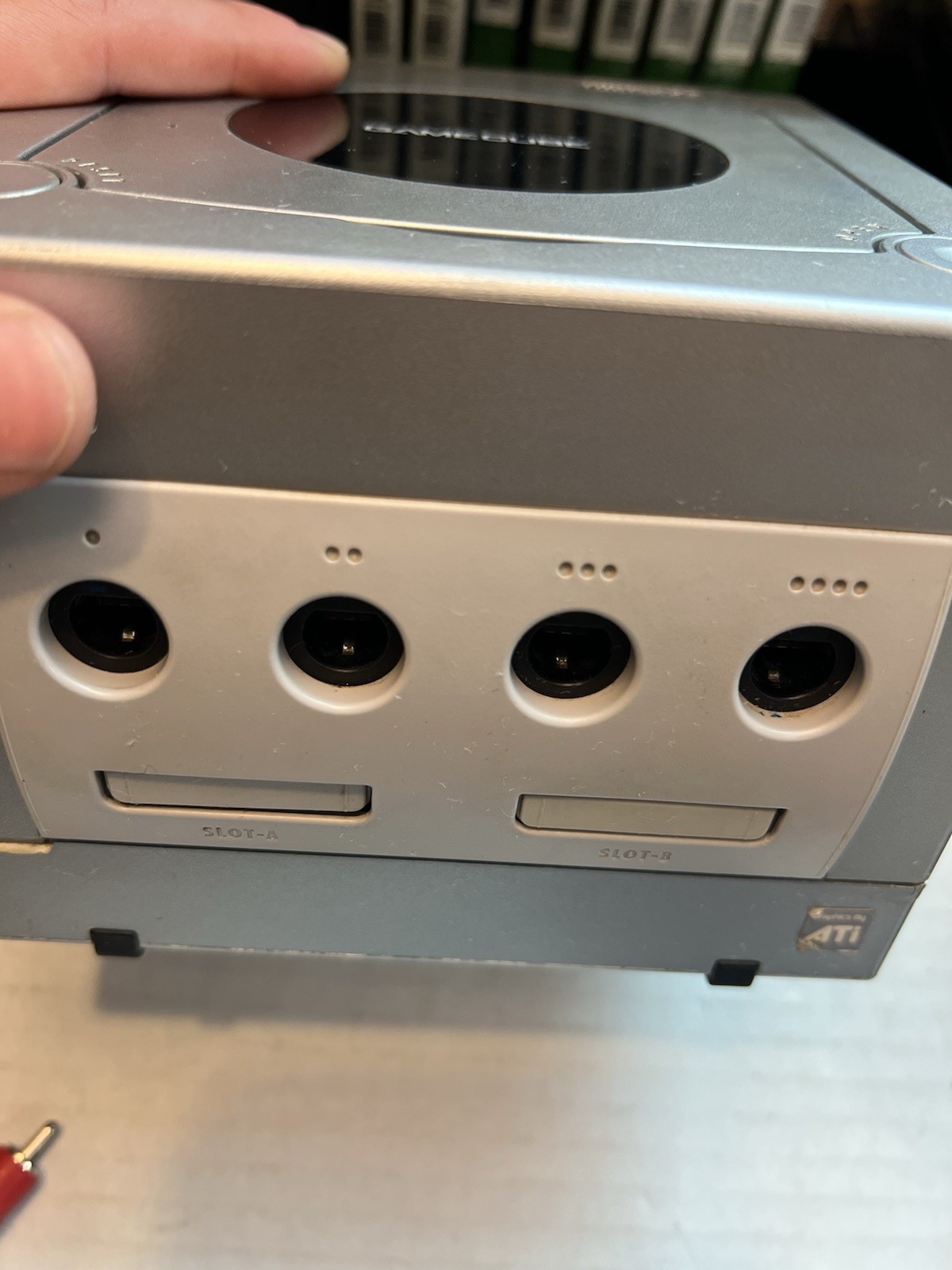 Nintendo GameCube Silver System Console Bundle OEM Controller Cords Tested Turok