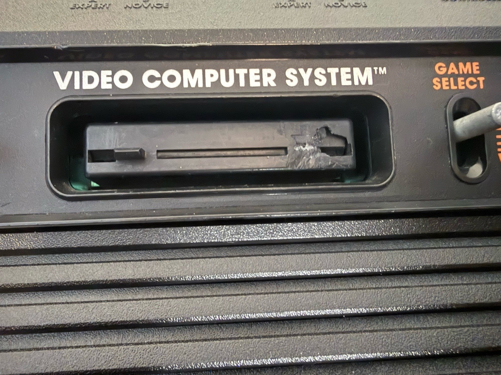 Recapped Atari 2600 «Vader» Black Game Console w/ Game & Joystick