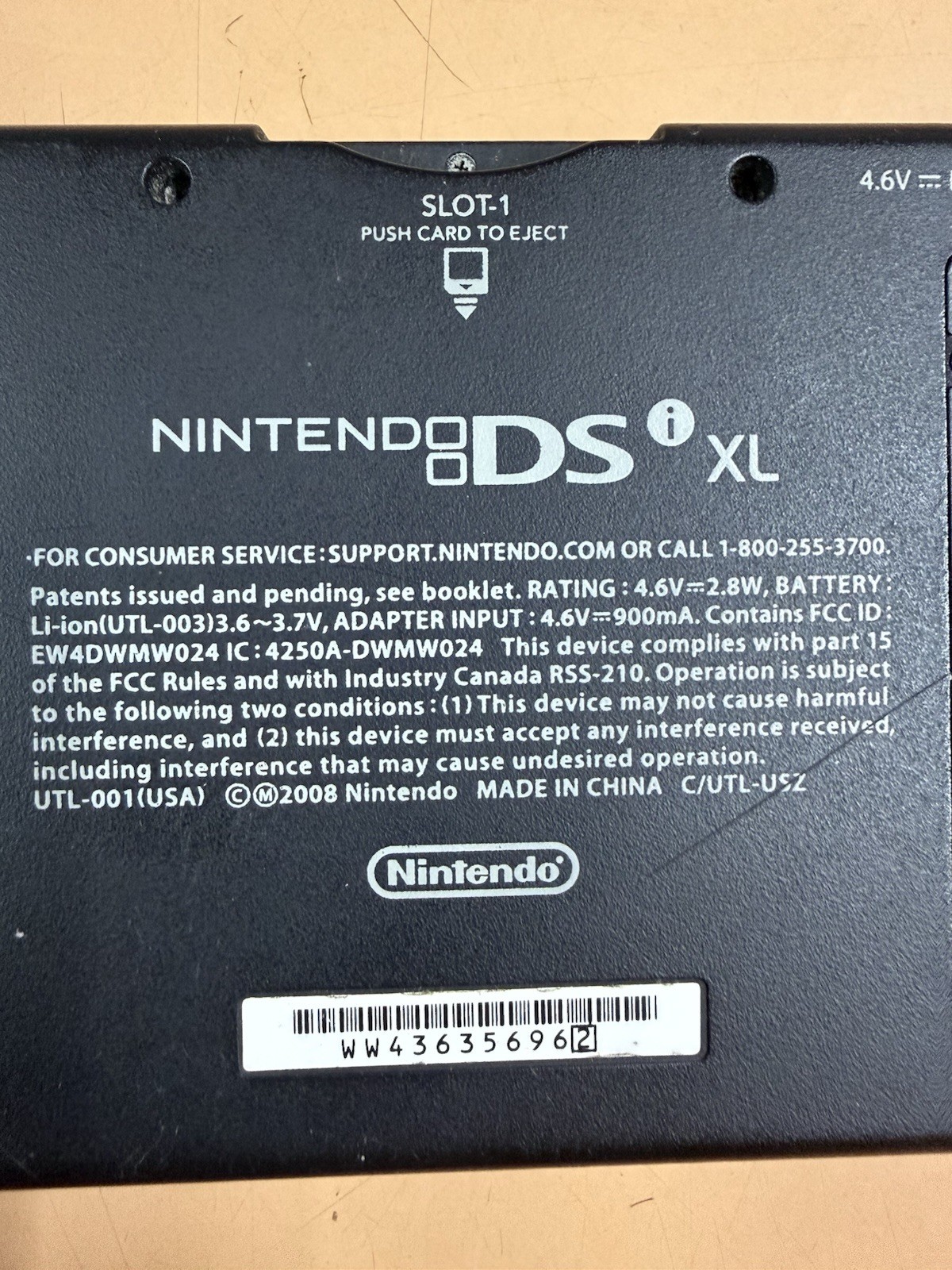 Nintendo DSi XL Console Midnight Blue UTL-001 Tested