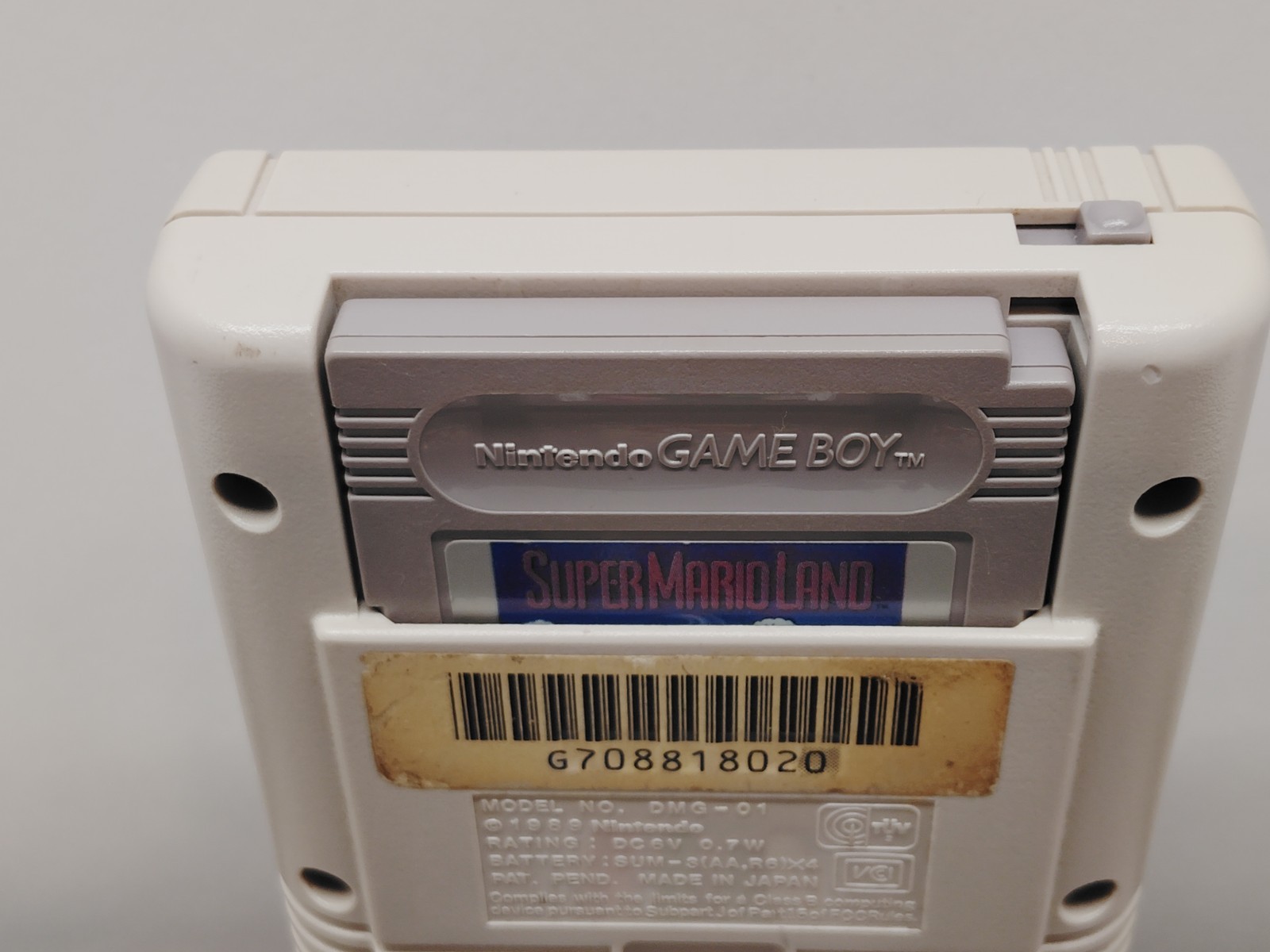 Nintendo GameBoy 1989 DMG-01 Original + 14 Games – Car Power – (2 Color Games)