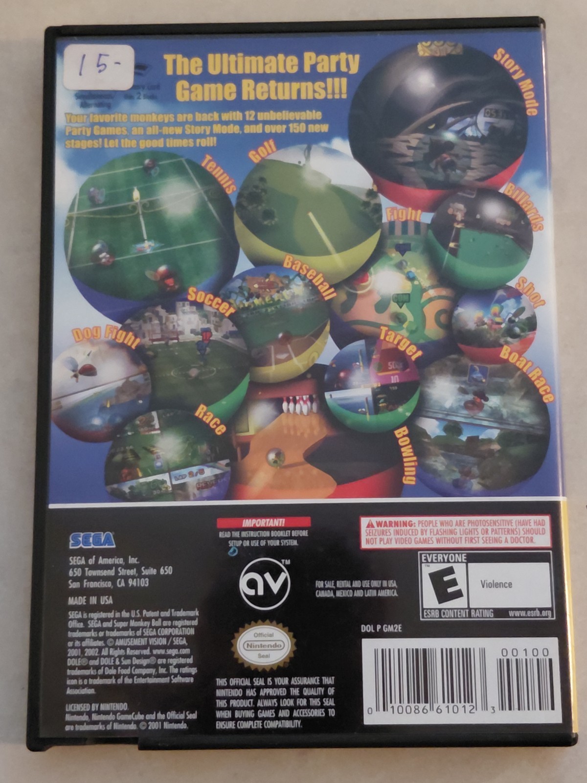Nintendo GameCube Console Bundle Mario Kart Smash Bros Double Dash Controllers