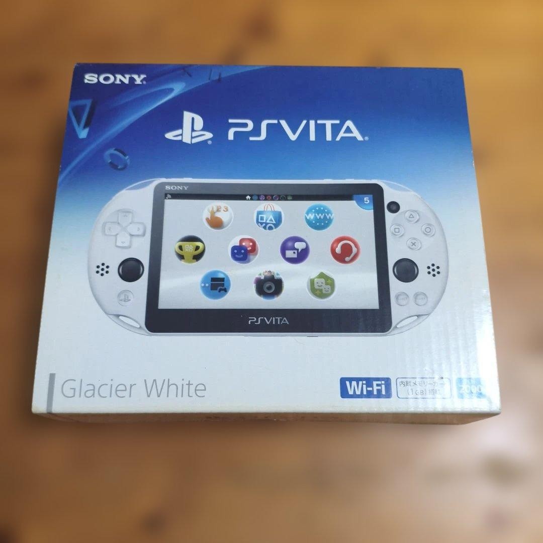 Sony PS Vita PCH-2000ZA22 1GB Handheld Console – Glacier White with Box Tested