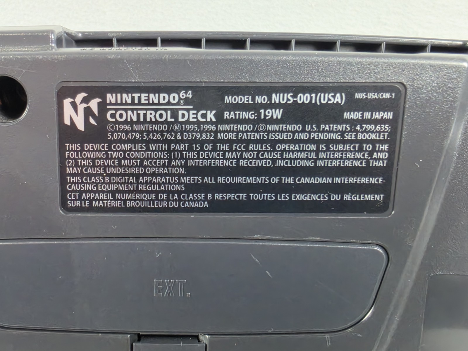 Nintendo 64 N64 Console OEM Controller NBA Courtside RF Adapter Tested Bundle
