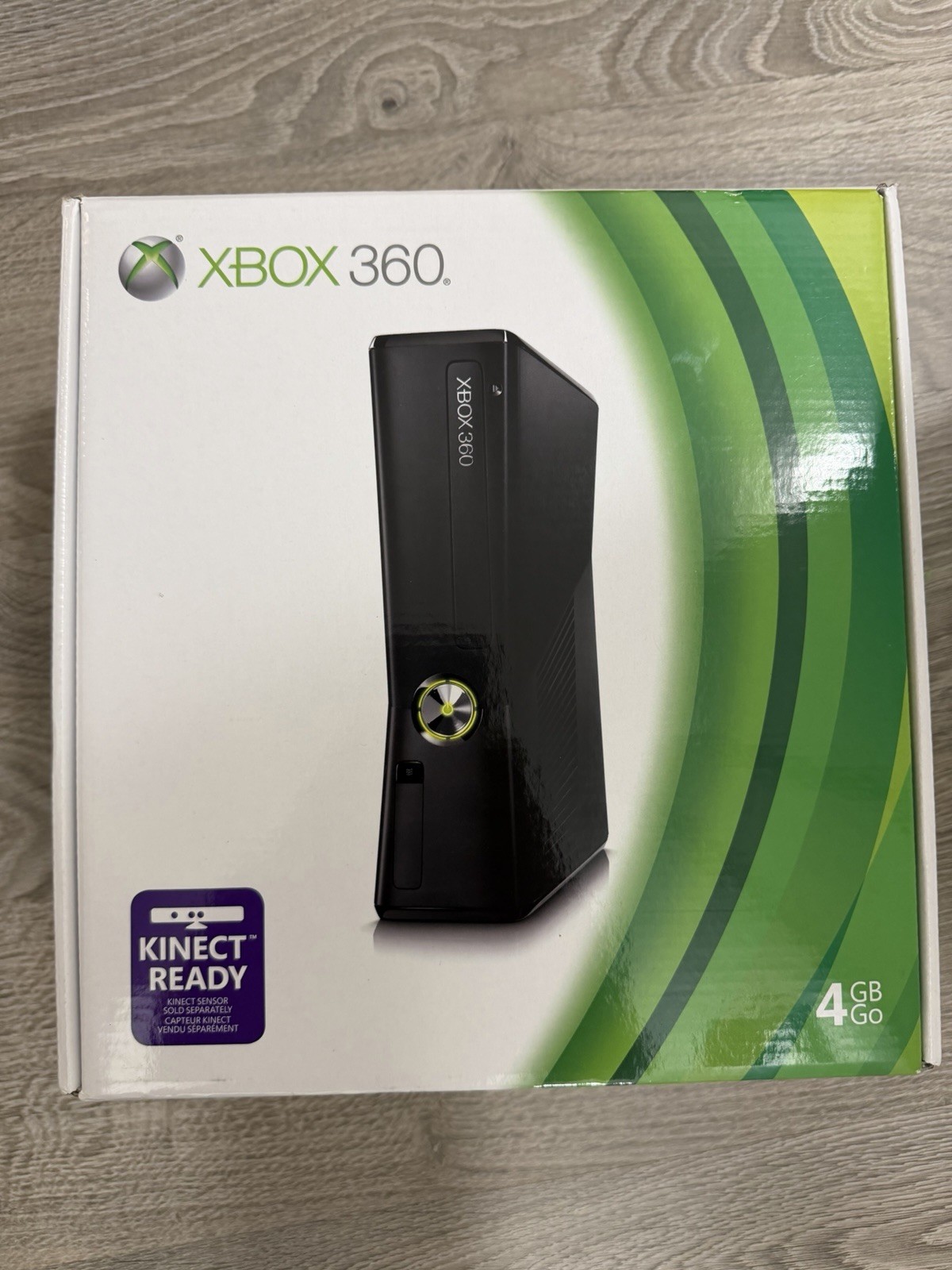 Xbox 360 S Black 4 GB Brand New Factory Sealed