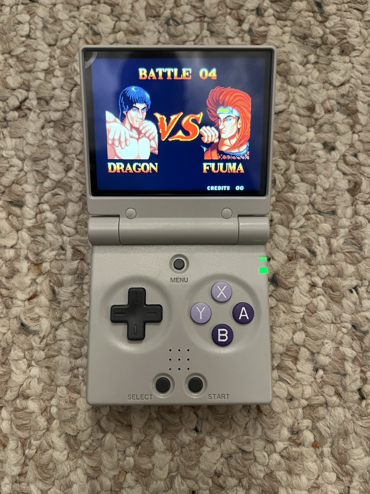 Miyoo Mini Flip Grey SNES Retro Gaming Handheld Console 64G New/Complete OnionOS