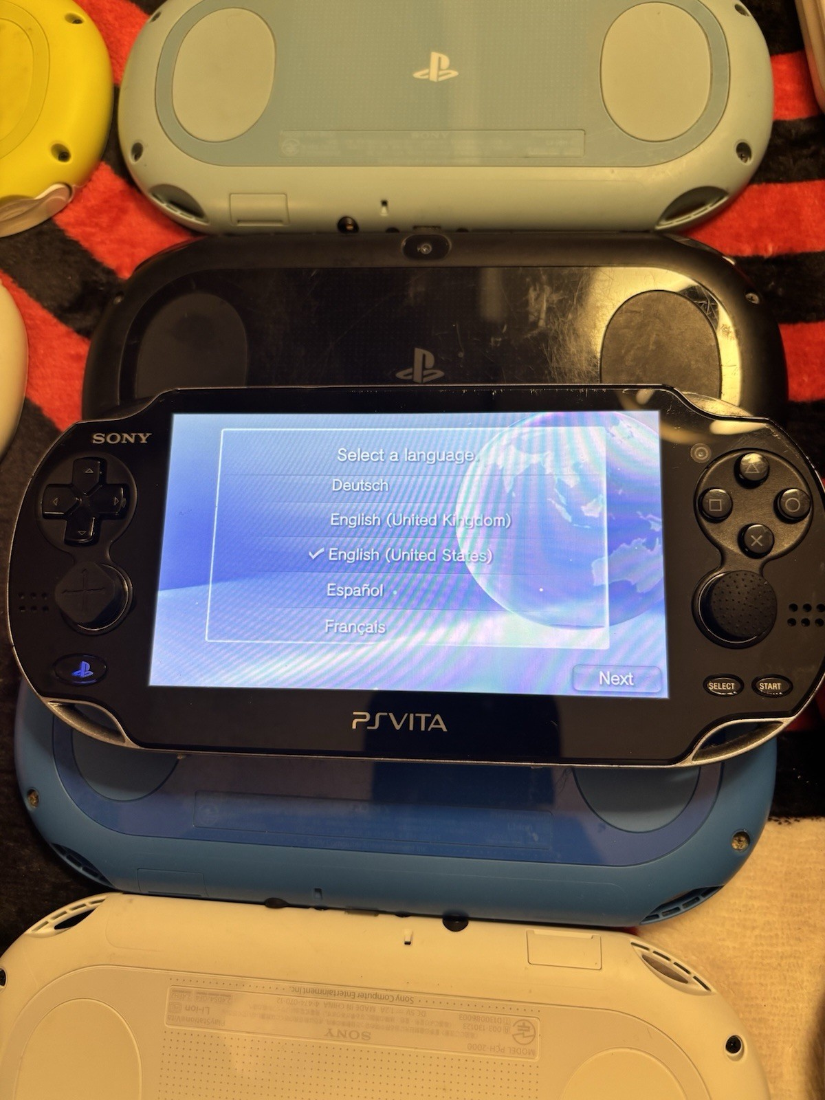 Sony PlayStation Vita PS VITA 3G/Wi-Fi PCH-1100 OLED Handheld Console Black