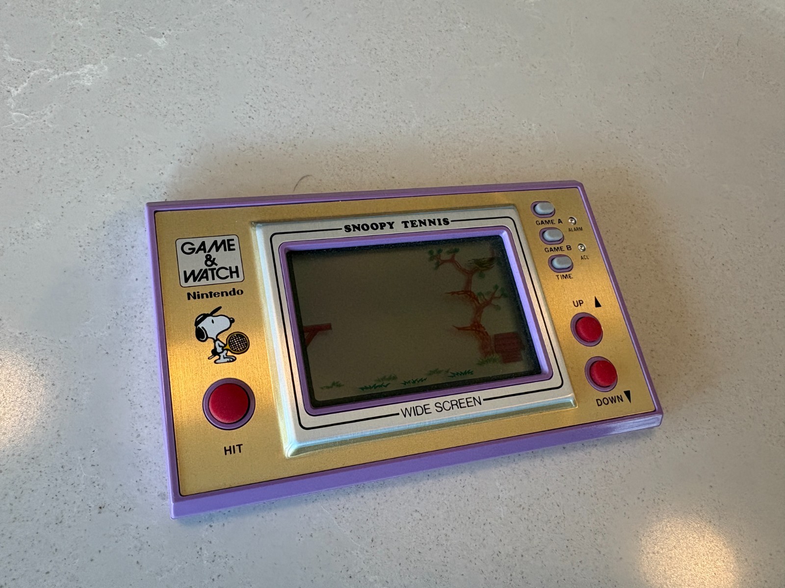 RARE Nintendo Game and Watch Snoopy Tennis (SP-30) CIB W/box TESTED Works USA