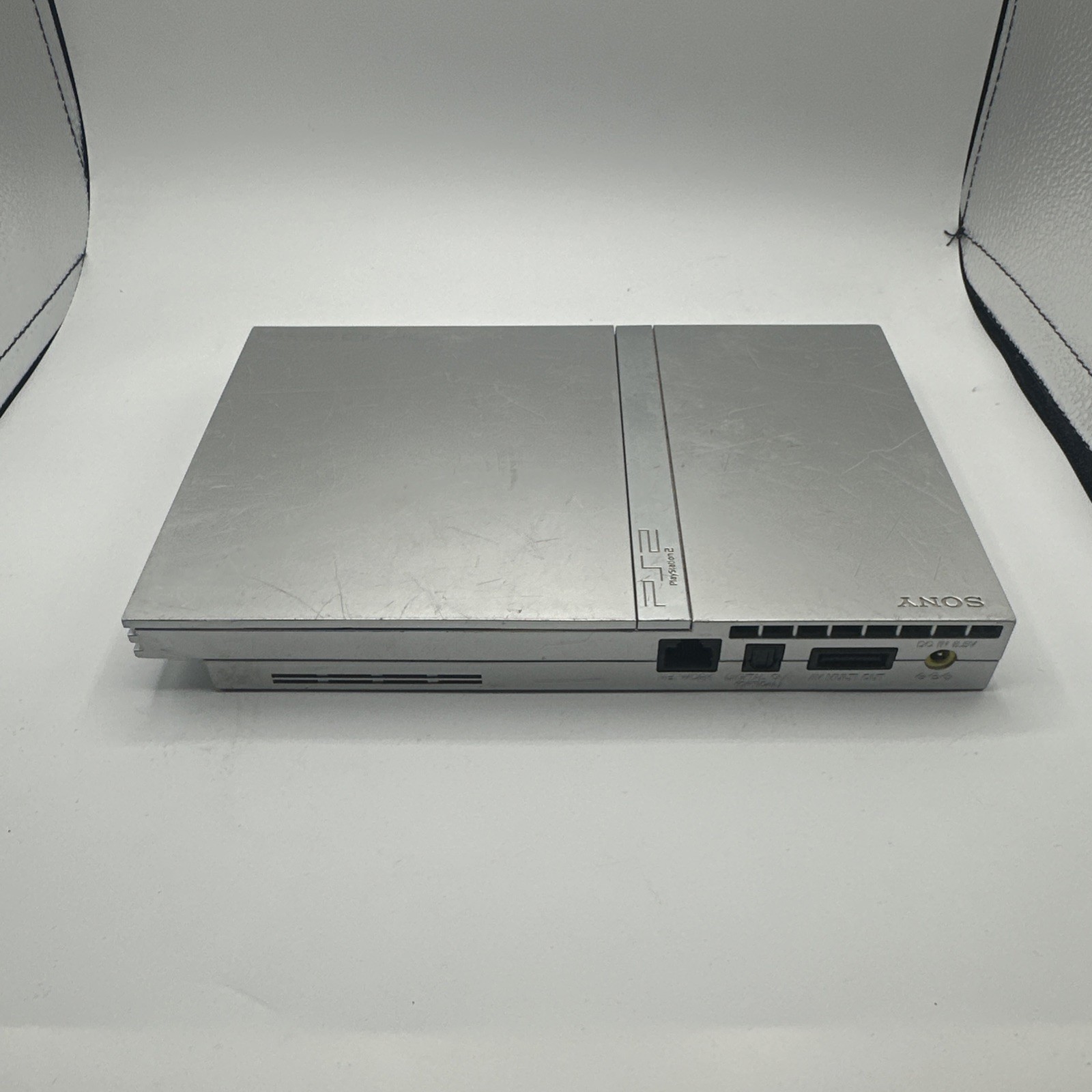 Sony PlayStation 2 PS2 Slim Silver Console SCPH-77001 – Disc Not Spinning