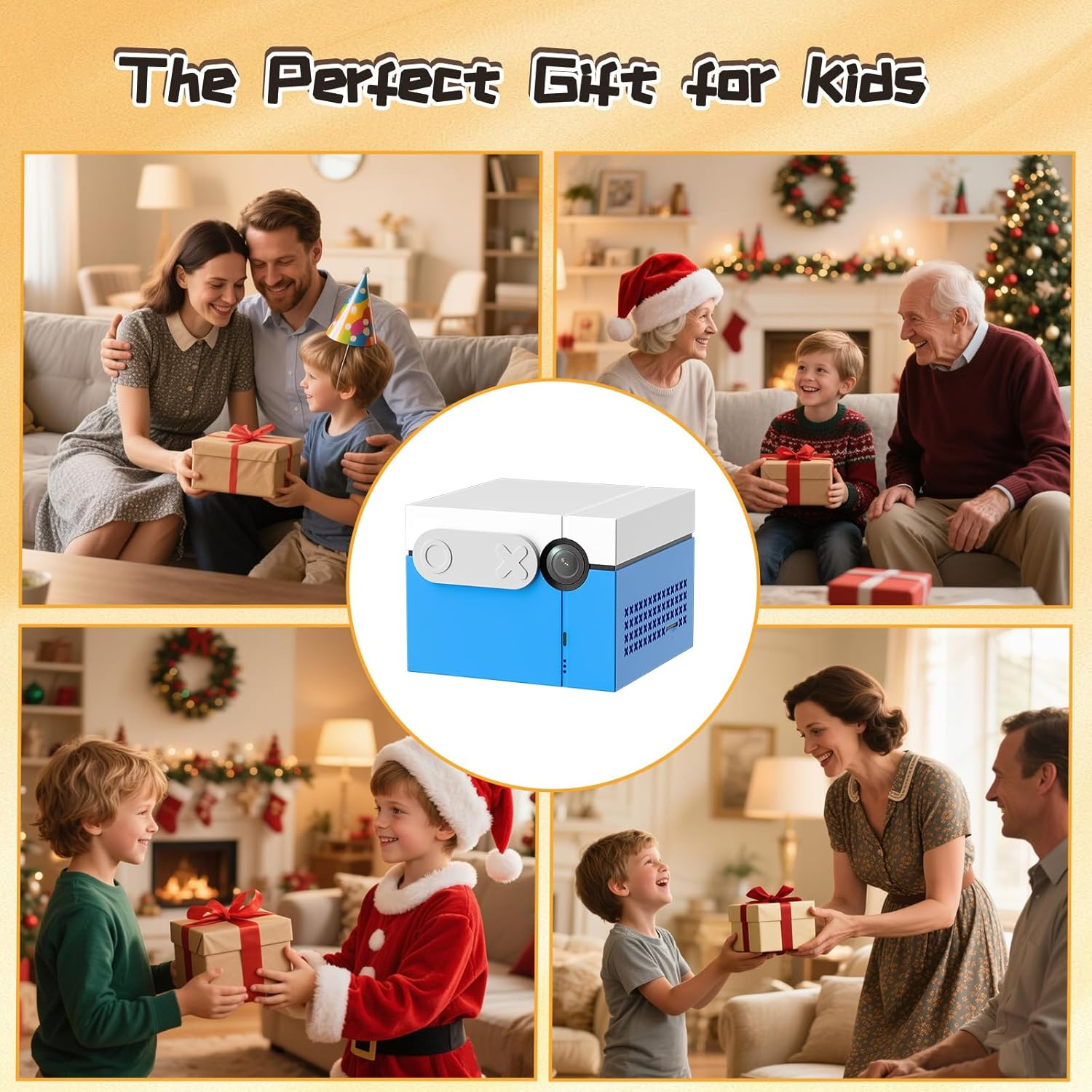 KINHANK Motionx – Motion Sensing Game Console for Kids&Families with 41 Games +