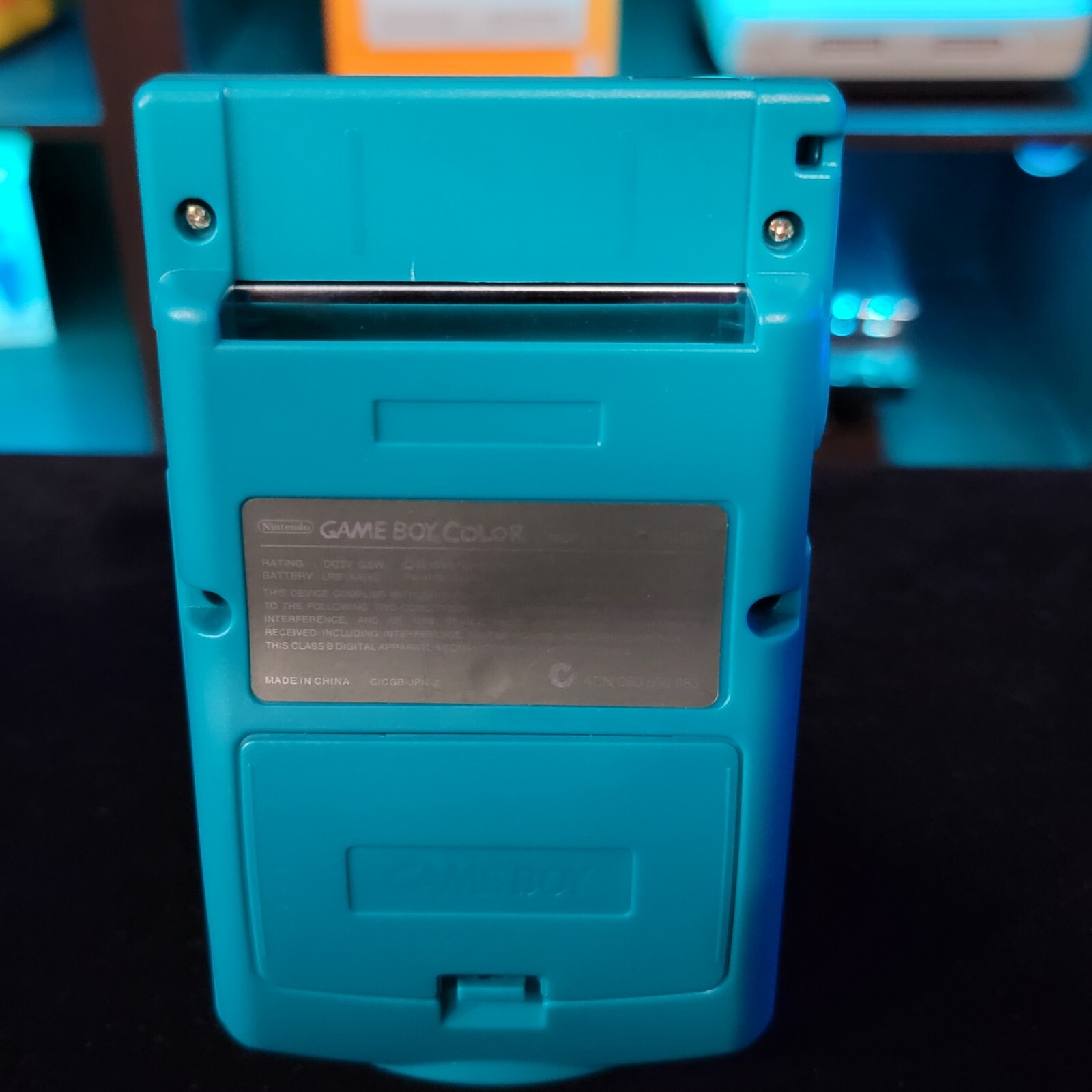 Teal Gameboy Color IPS Console Backlit LCD Screen GBC Game Boy