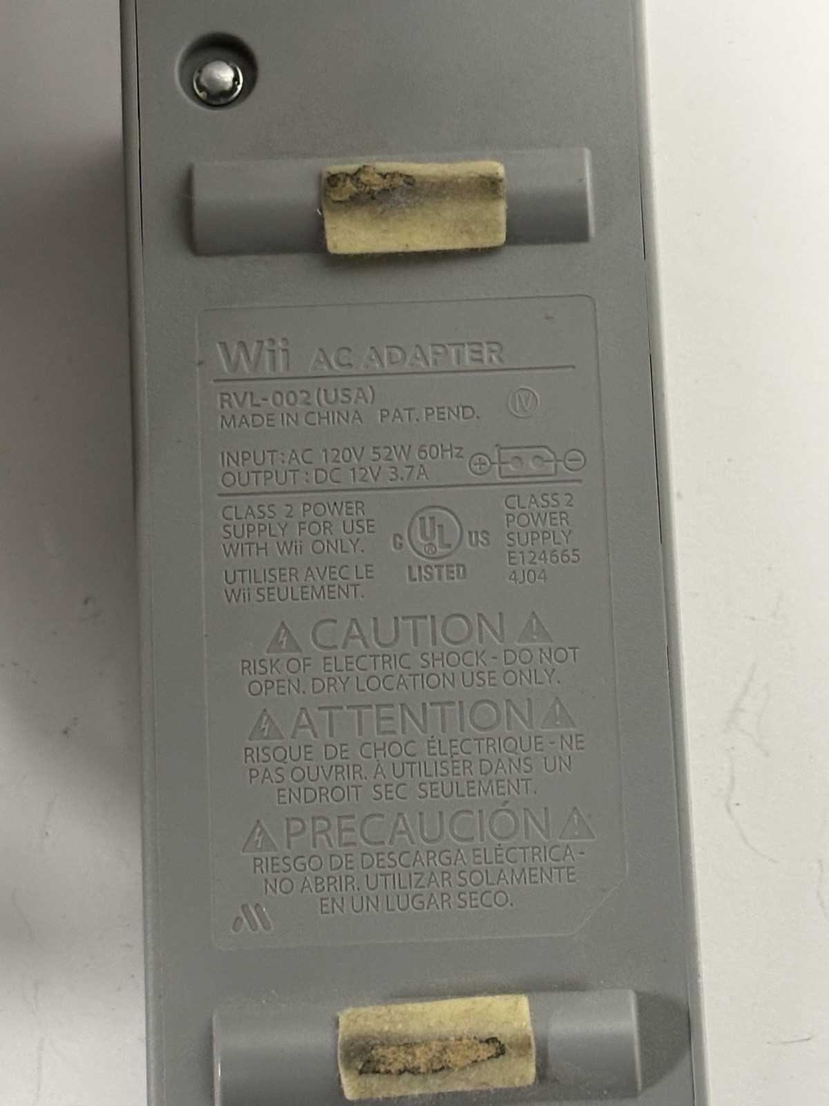 Nintendo Wii White Console – Tested & Working – RVL-001 GameCube Compatible