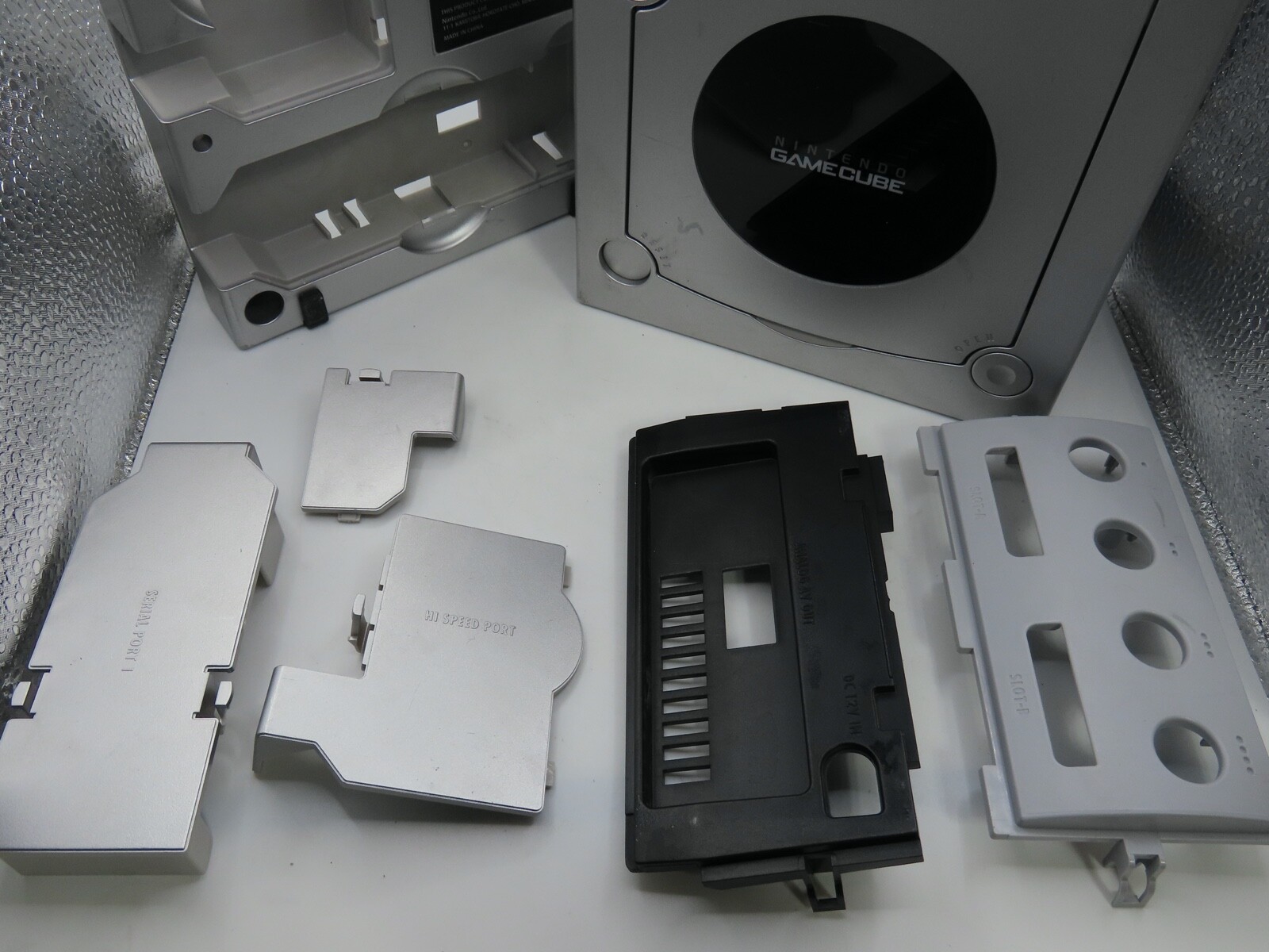 Nintendo GameCube Platinum Silver Shell Housing DOL101