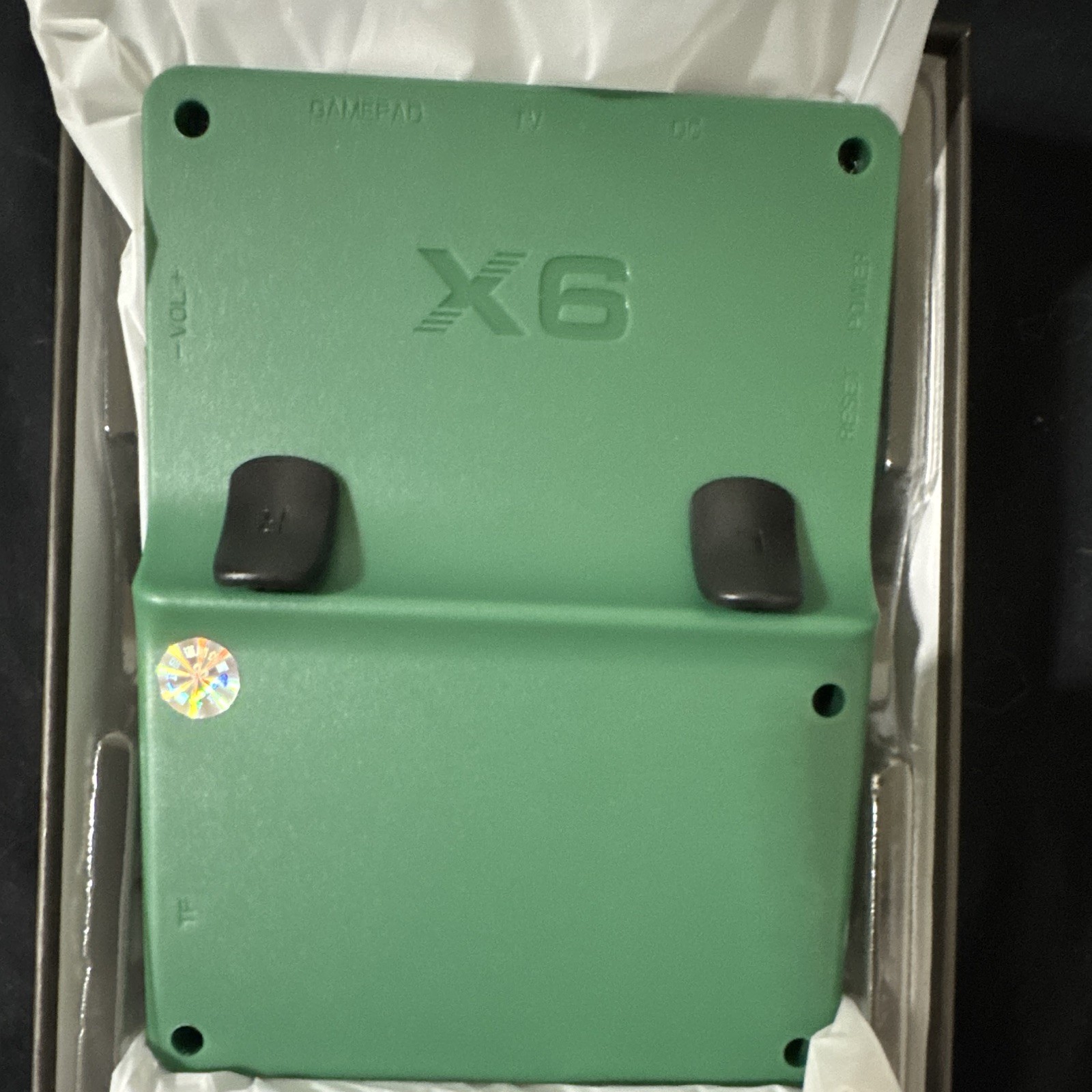 X6 Green Handheld System 64GB 480p 3D Joystick TF Card Slot AV Output