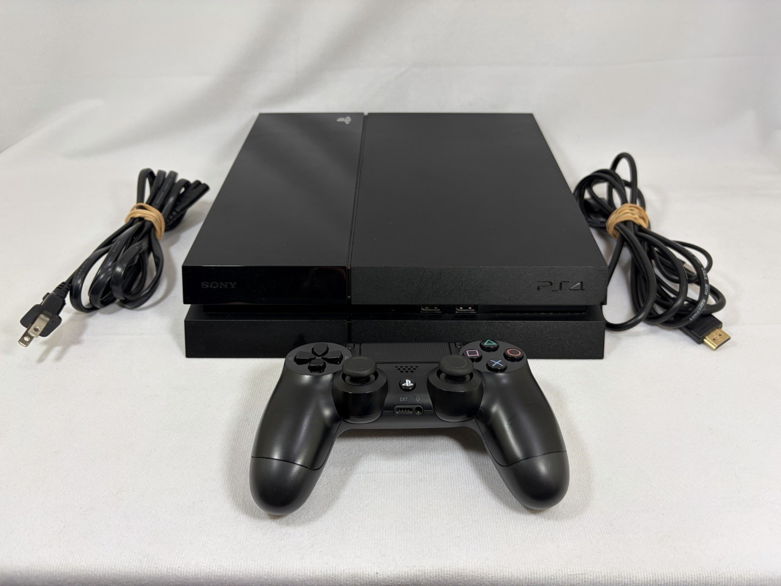 Sony PlayStation 4 PS4 500GB Console W Cables Controller Tested Working PLS READ